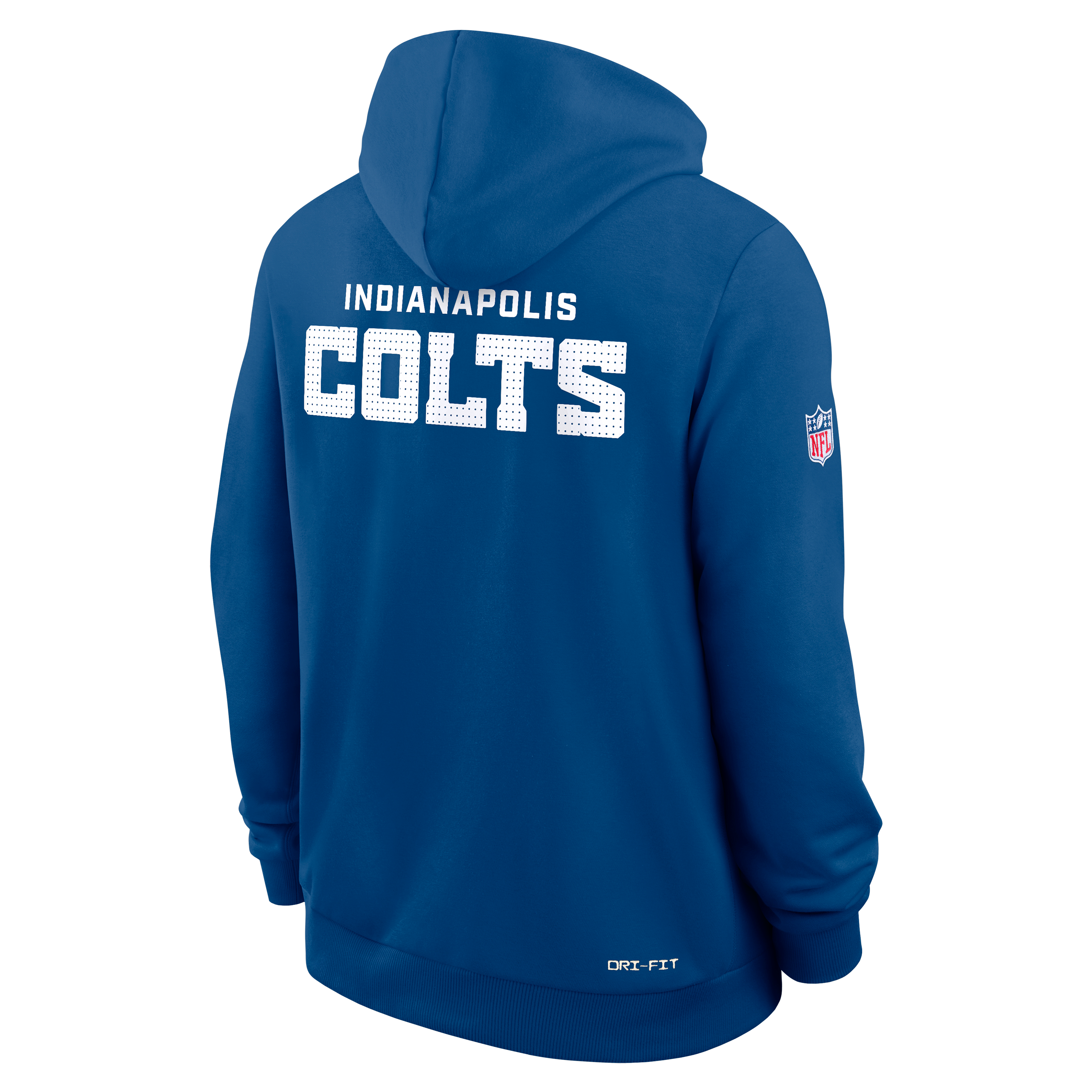 Indianapolis Colts Initial Home Sideline Men's Nike Dri-FIT NFL Pullover Hoodie