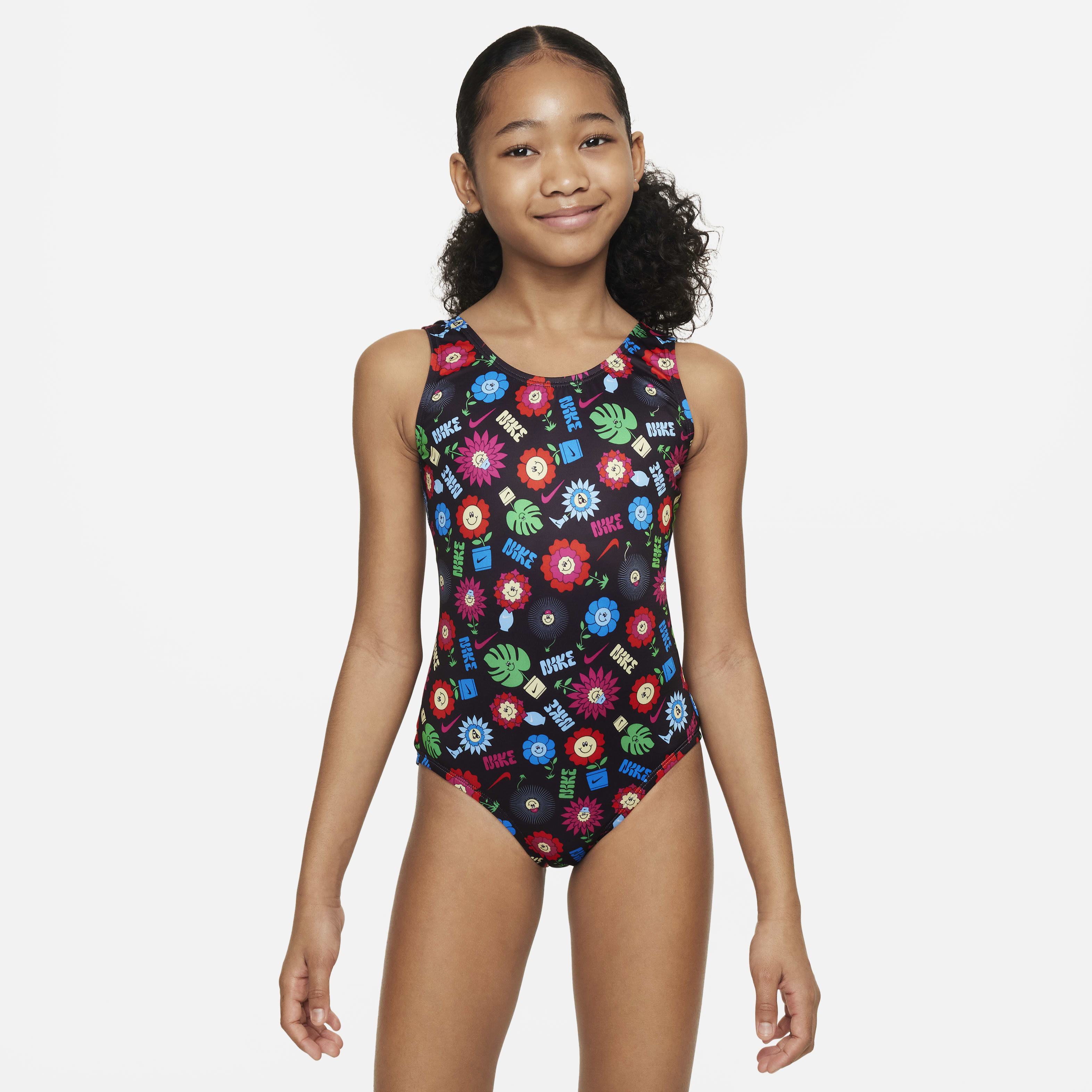 Nike Swim Garden Party Big Kids' (Girls') U-Back One-Piece Swimsuit