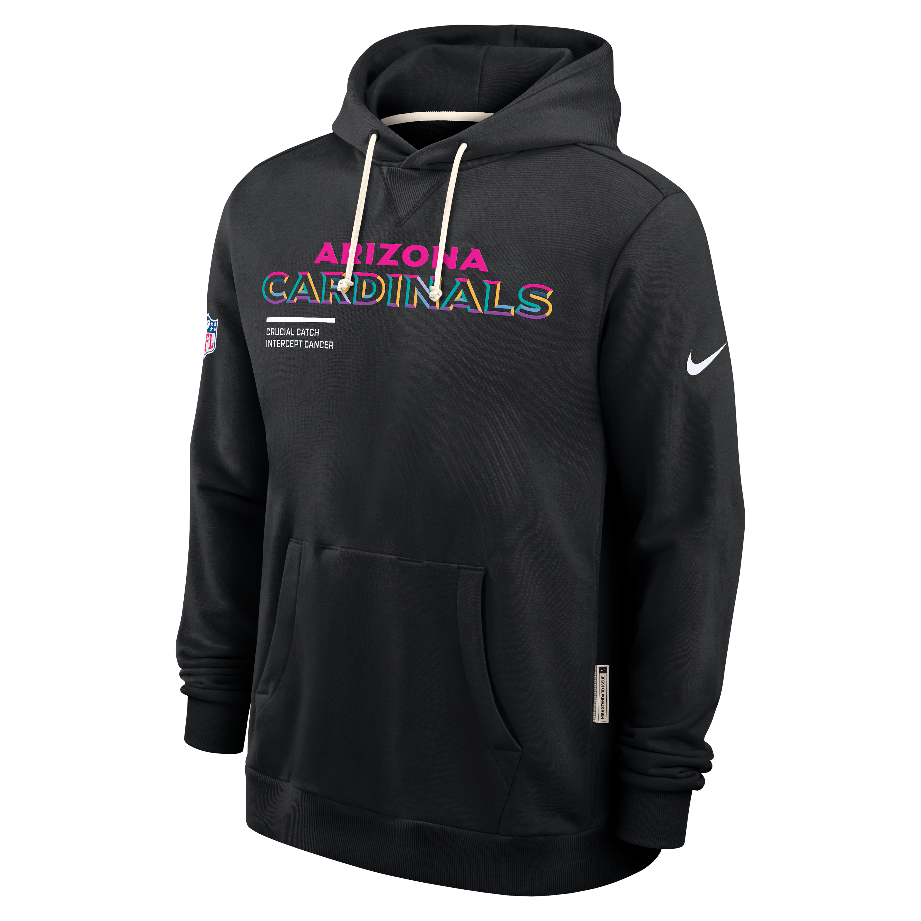Arizona Cardinals Crucial Catch Sideline Men's Nike Dri-FIT NFL Pullover Hoodie