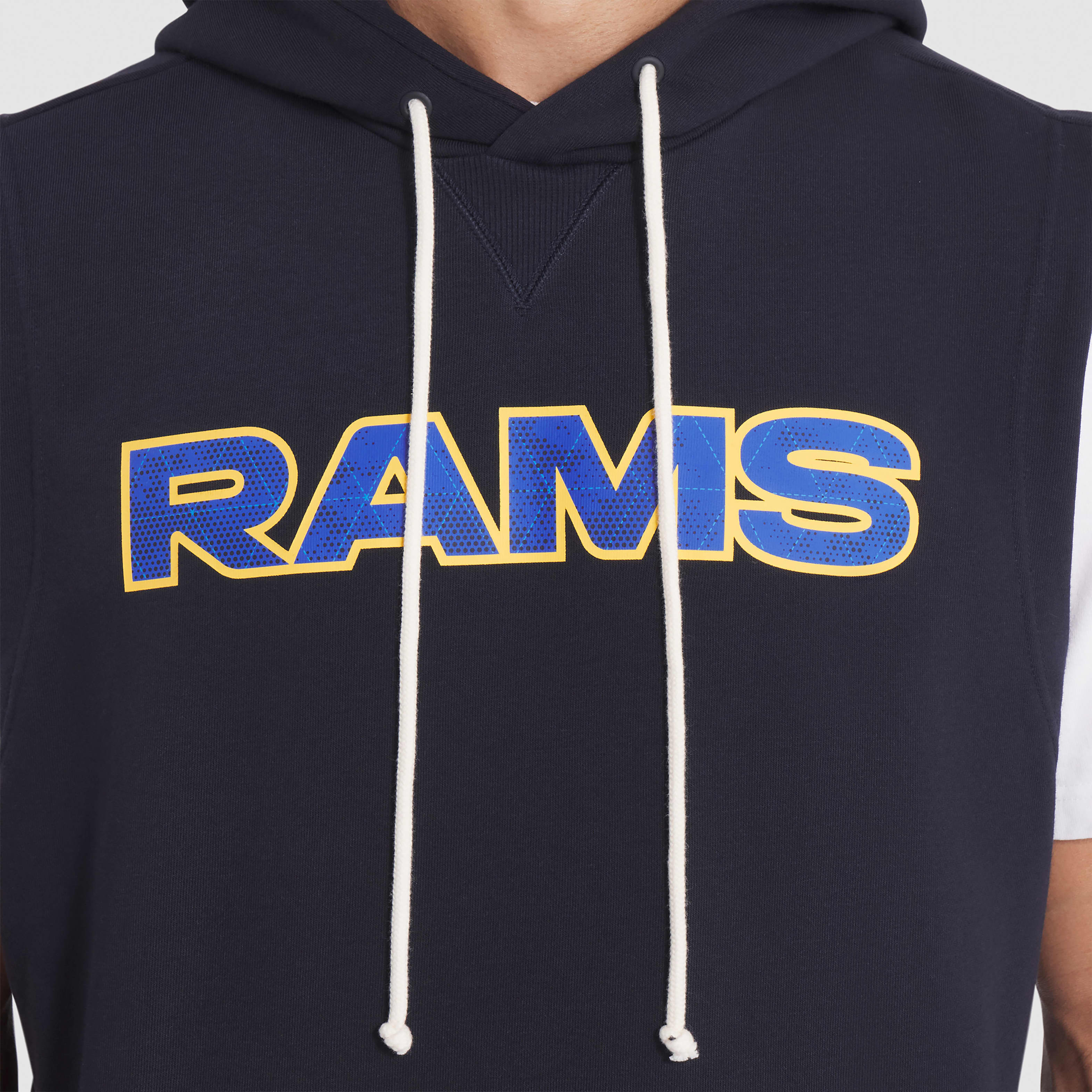 Los Angeles Rams Rivalries Collection Sideline Men's Nike Dri-FIT NFL Sleeveless Pullover Hoodie