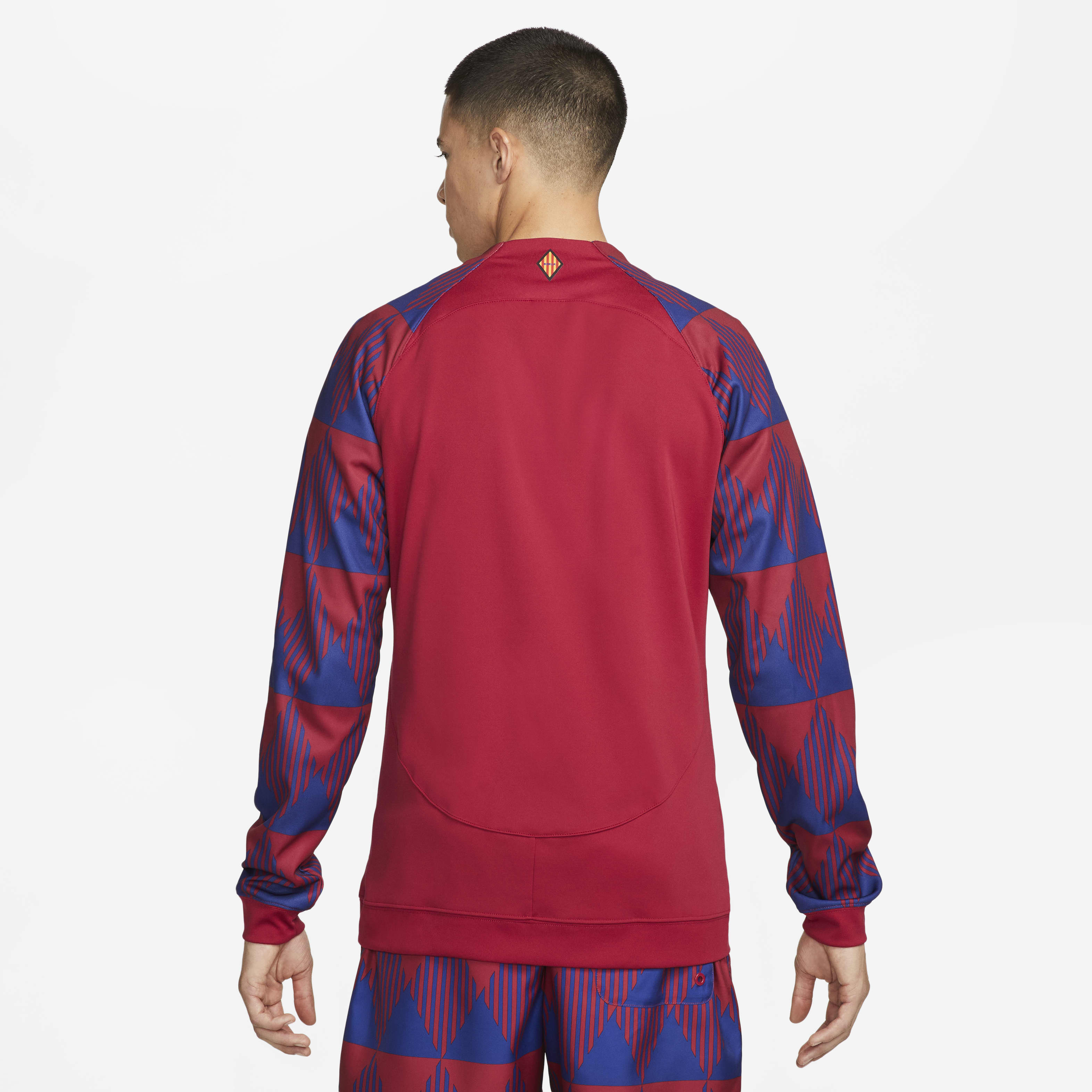 FC Barcelona Academy Pro Men's Nike Full-Zip Knit Soccer Jacket