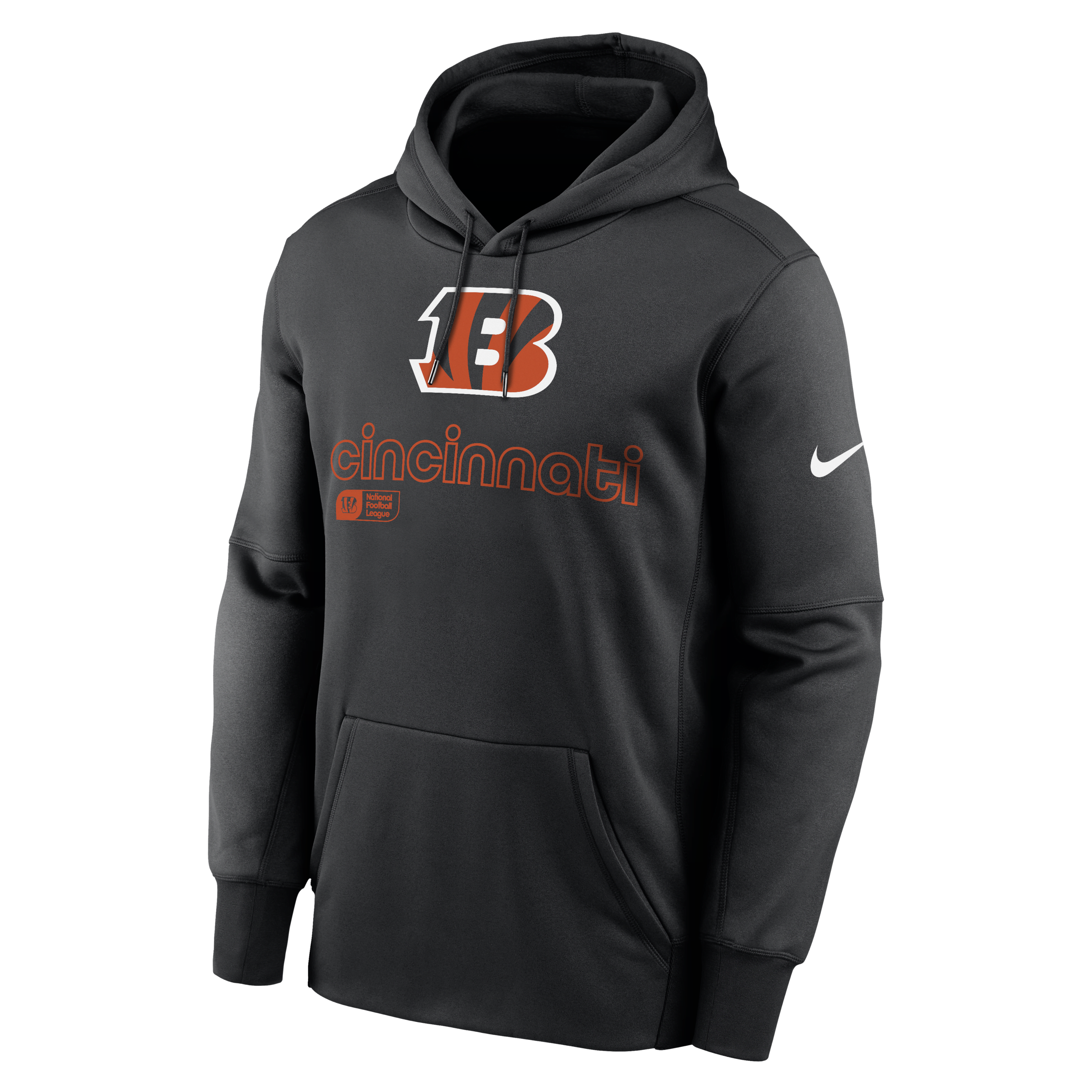 Cincinnati Bengals Icon Men’s Nike Therma NFL Pullover Hoodie