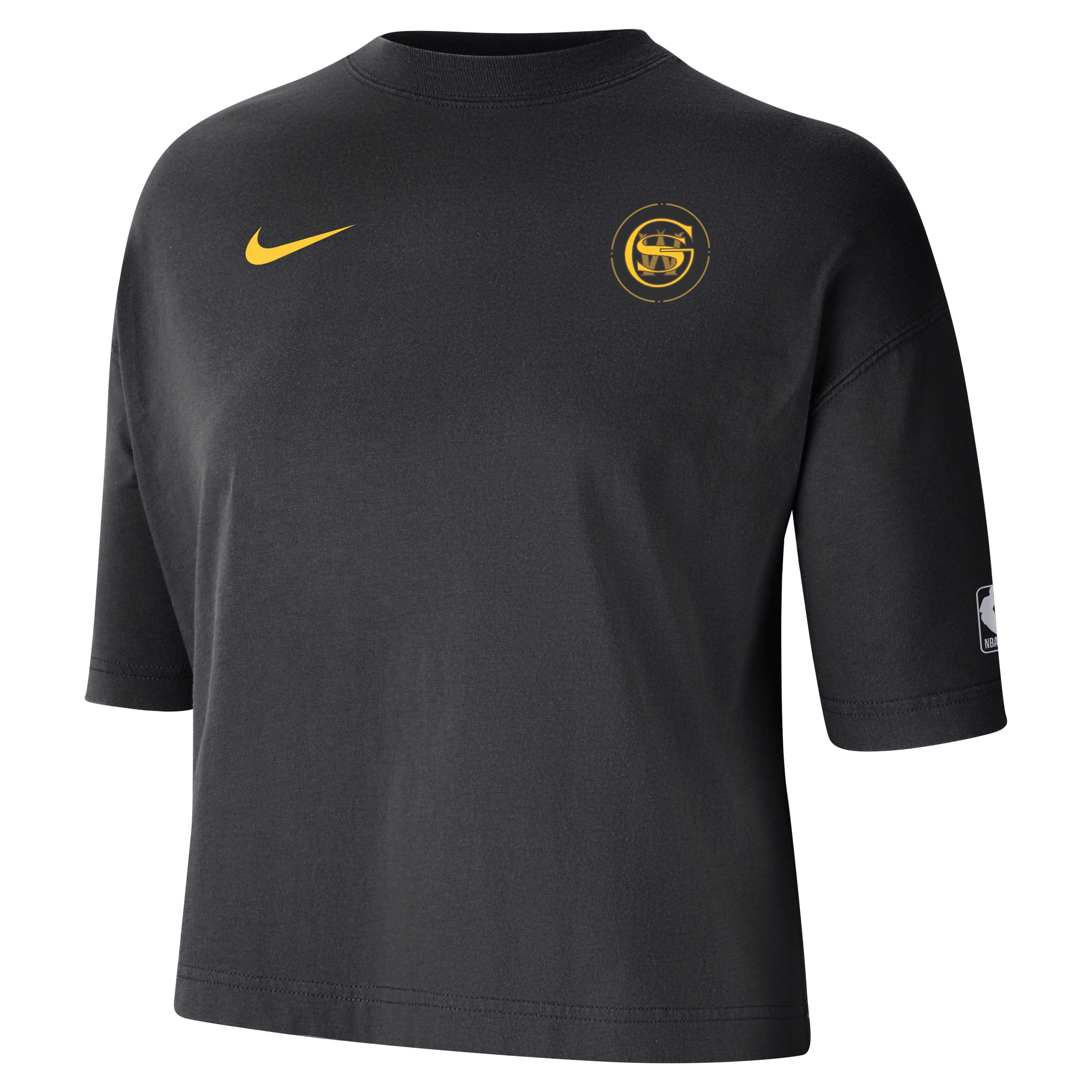 Golden State Warriors 2023/24 City Edition Women's Nike NBA Courtside Boxy T-Shirt