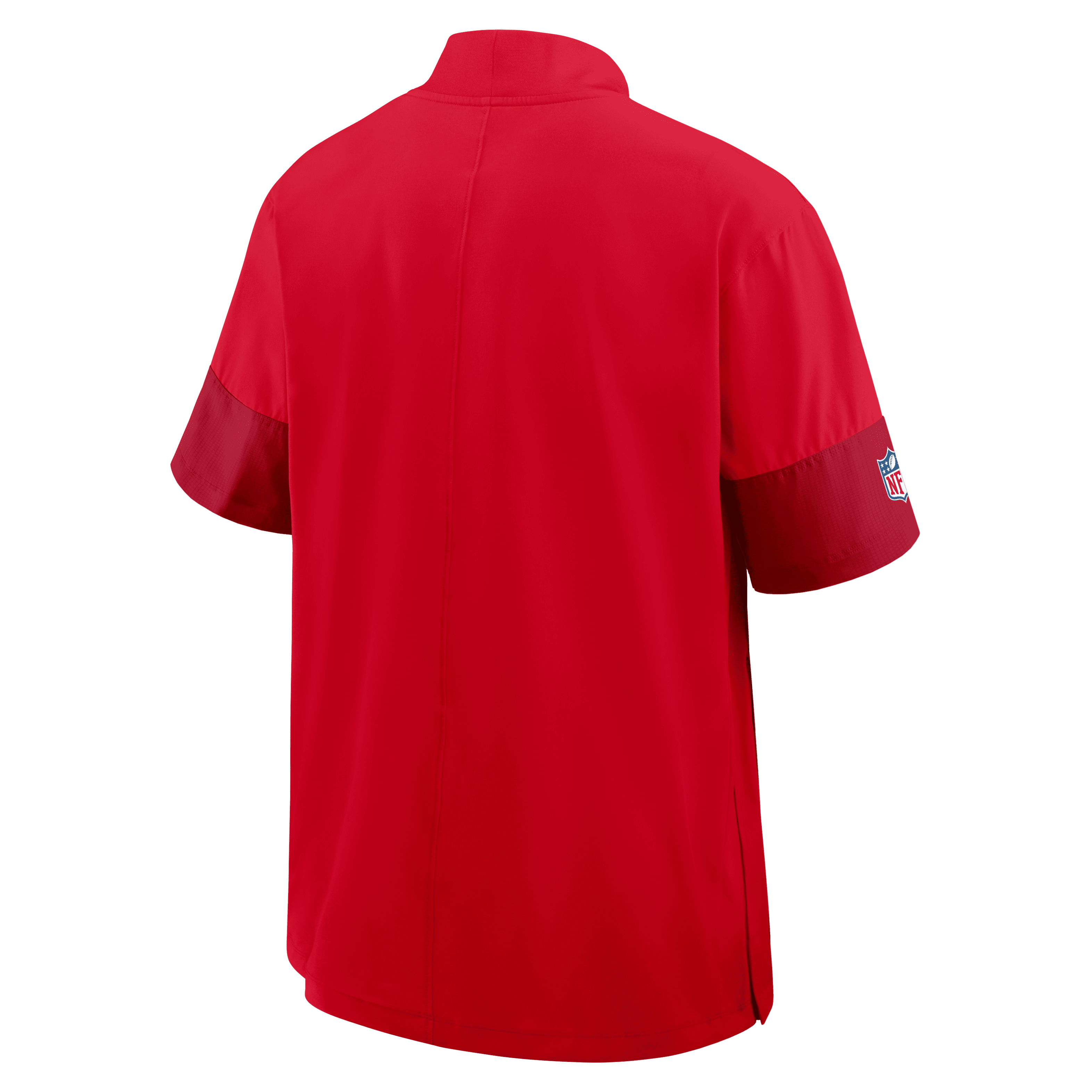 Kansas City Chiefs Sideline Coach Men's Nike NFL 1/2-Zip Short-Sleeve Jacket