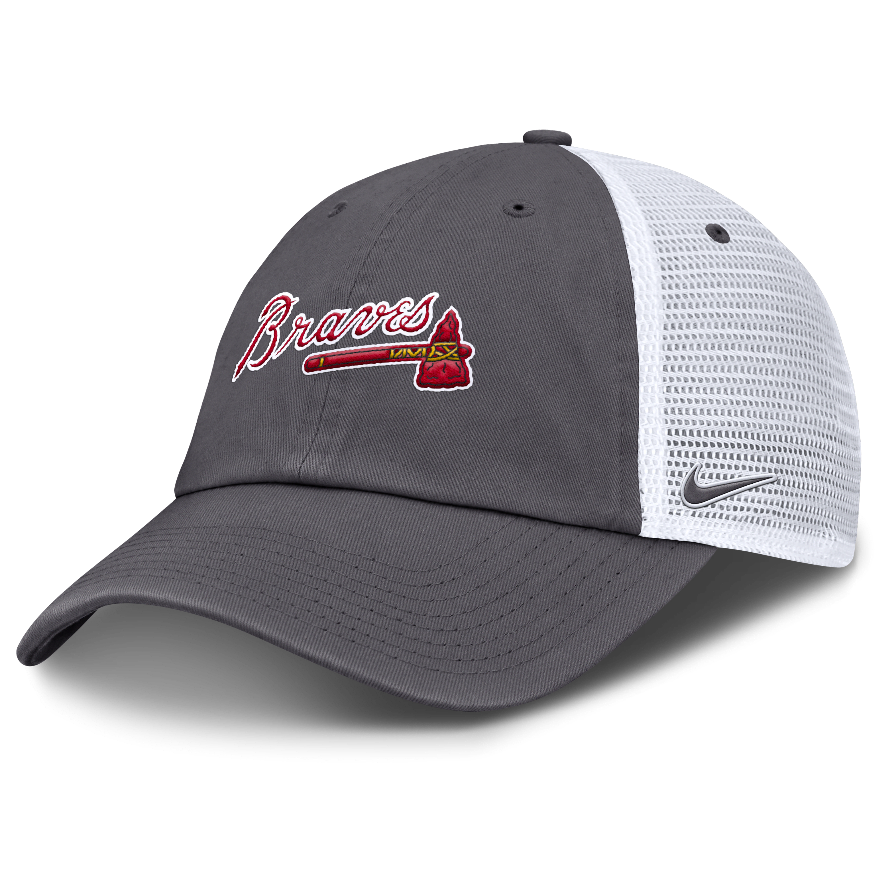 Atlanta Braves Club Men's Nike MLB Trucker Adjustable Hat