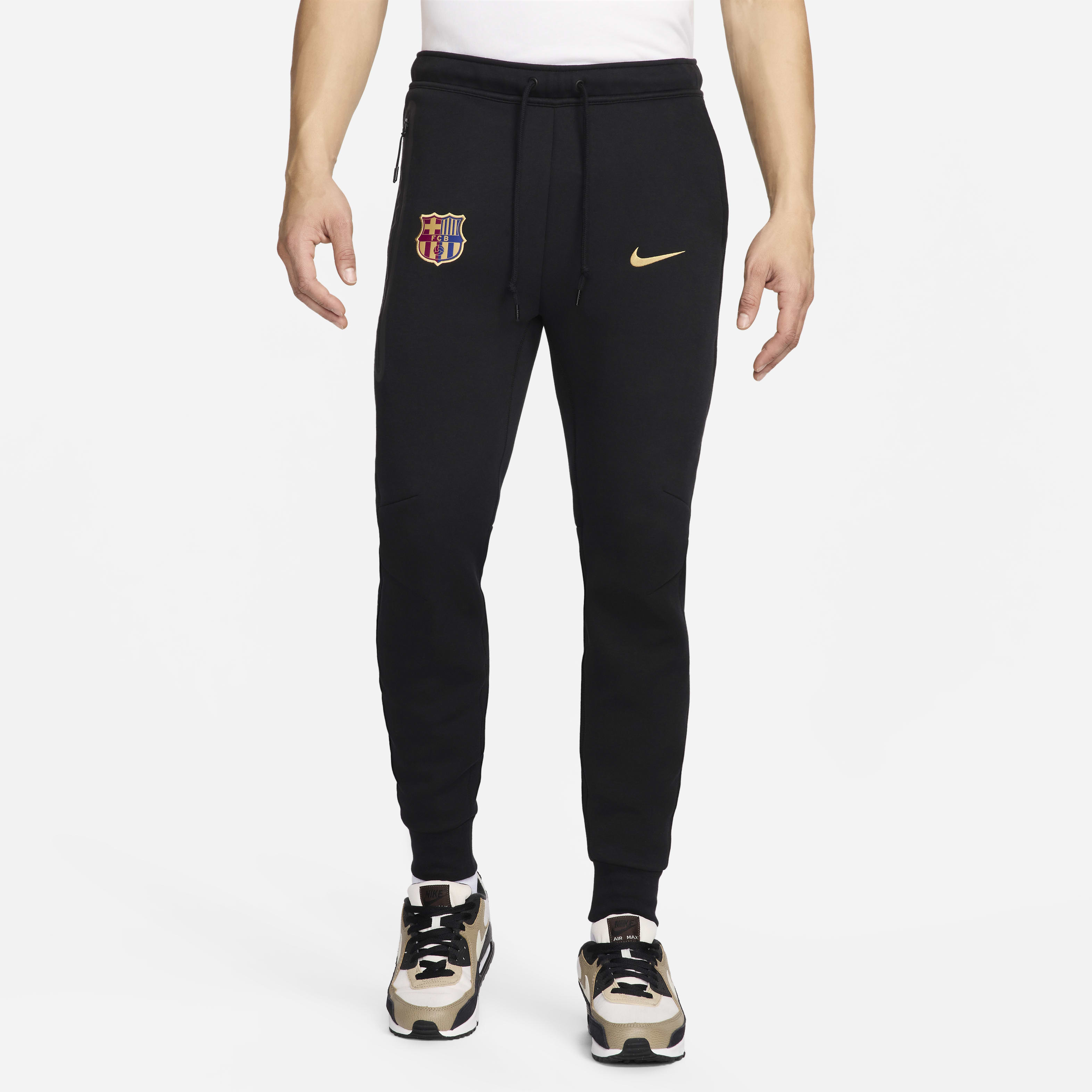 FC Barcelona Tech Fleece Men's Nike Soccer Joggers