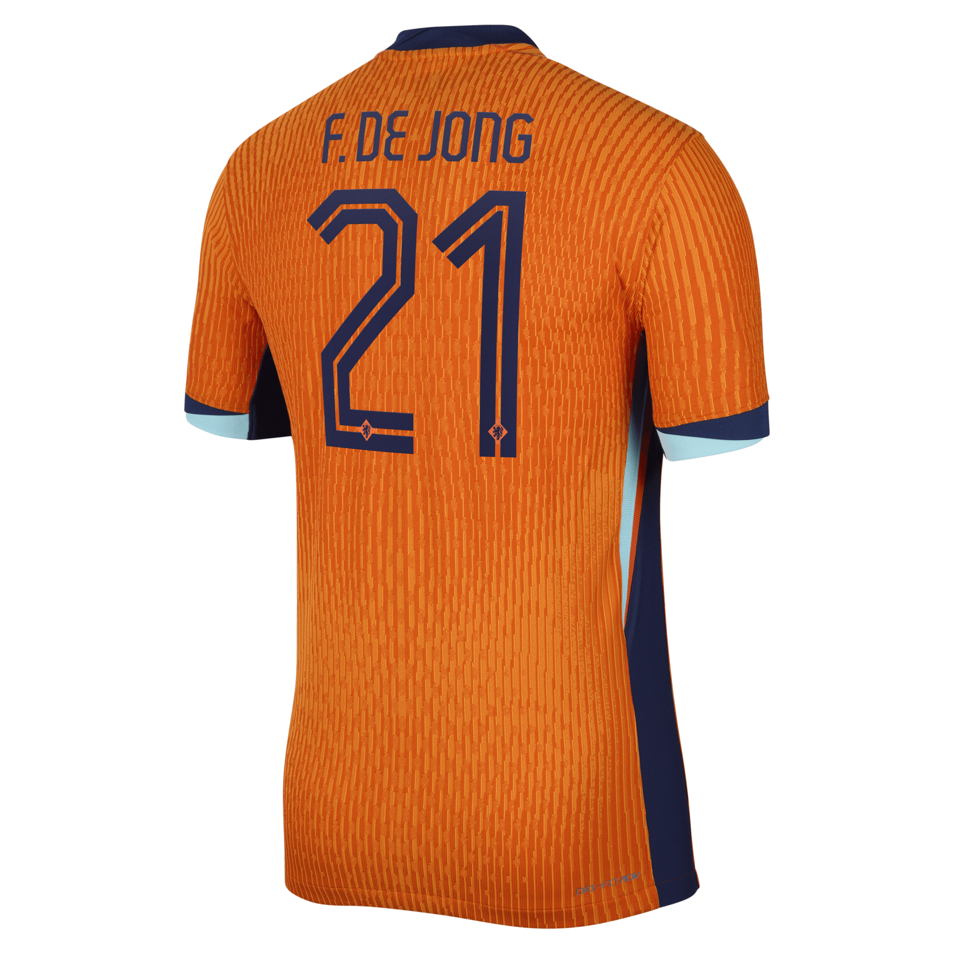 Frenkie de Jong Netherlands National Team 2024 Match Home Men's Nike Dri-FIT ADV Soccer Jersey