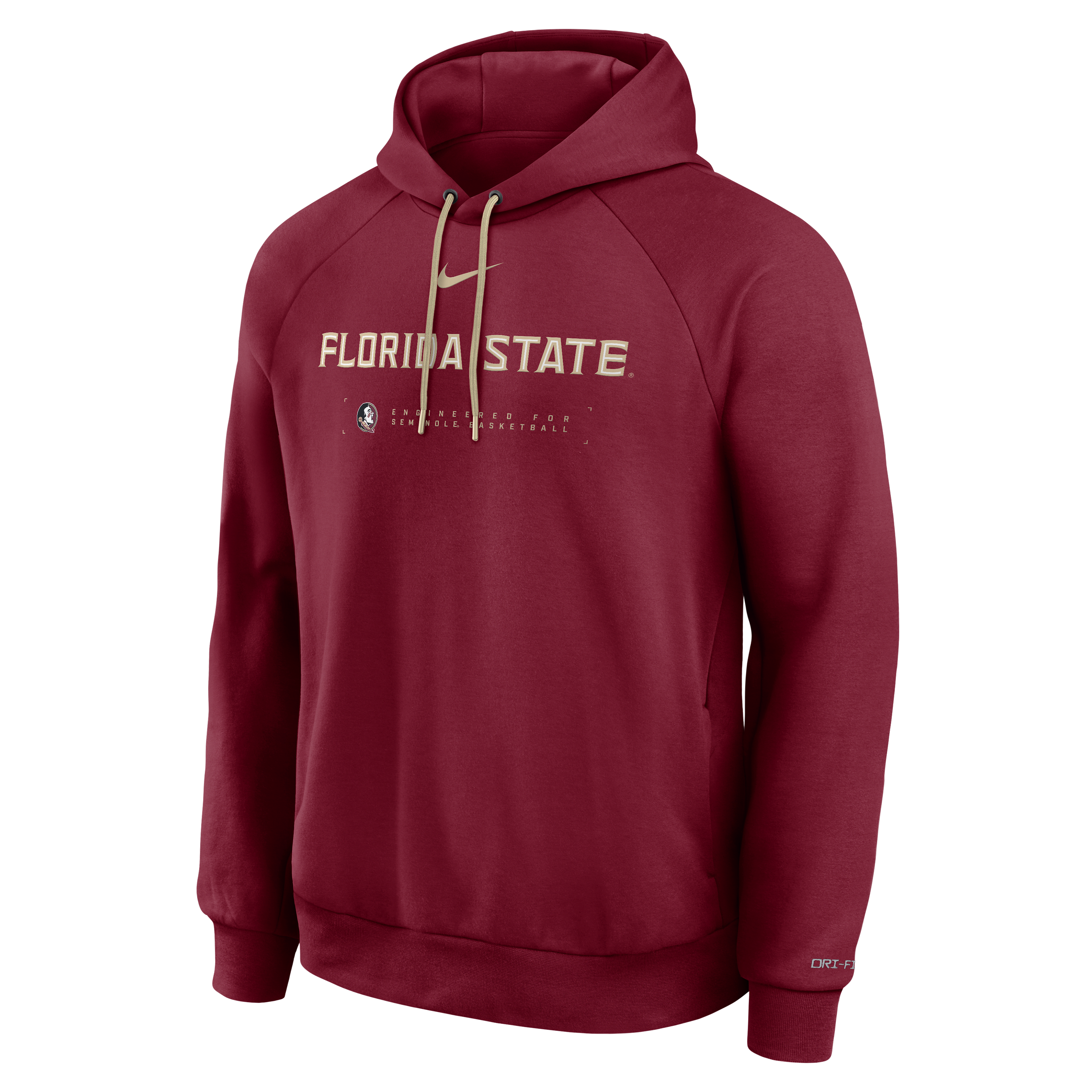 Florida State Courtside Basketball Practice Men's Nike Dri-FIT Pullover Hoodie