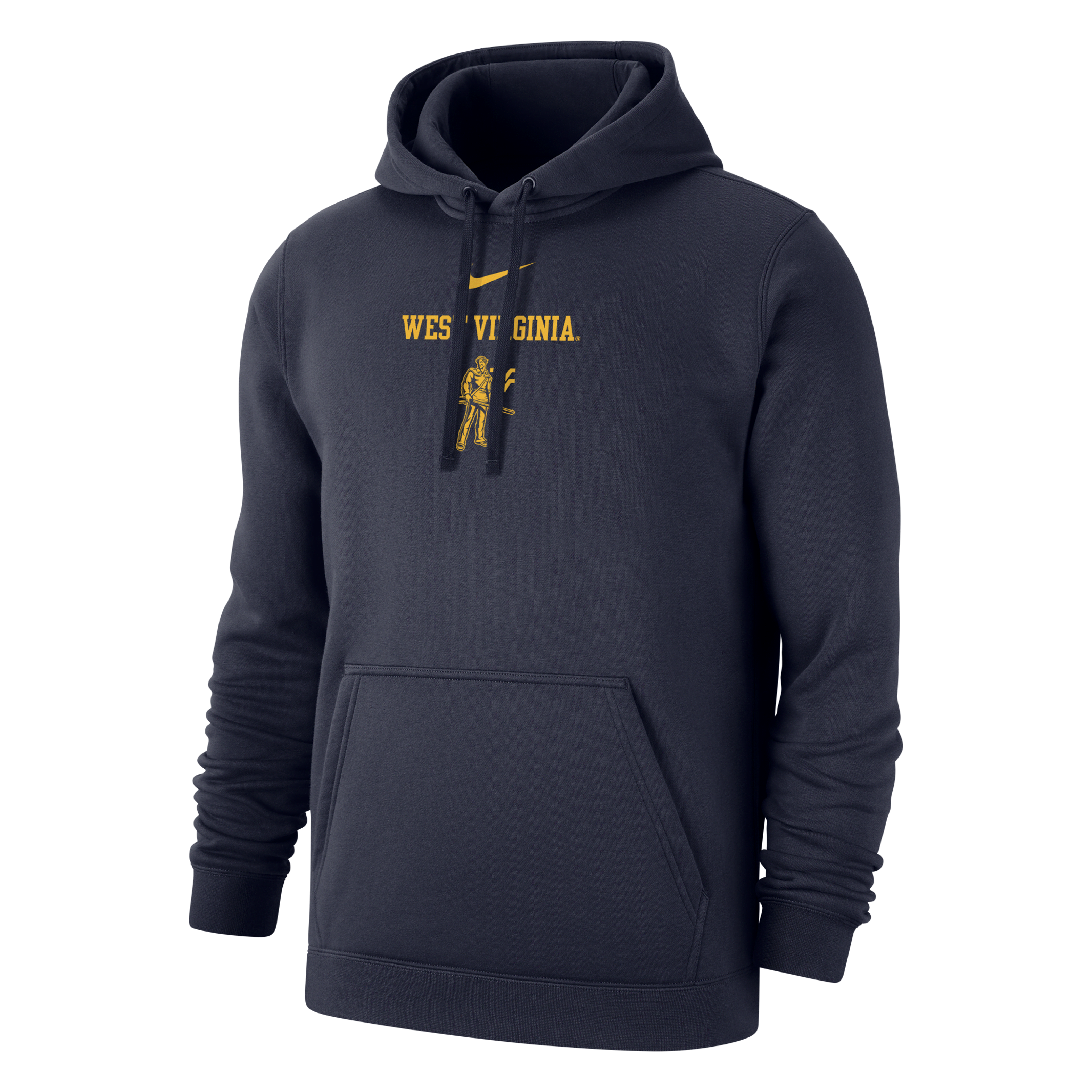 West Virginia Club Fleece Men's Nike College Hoodie