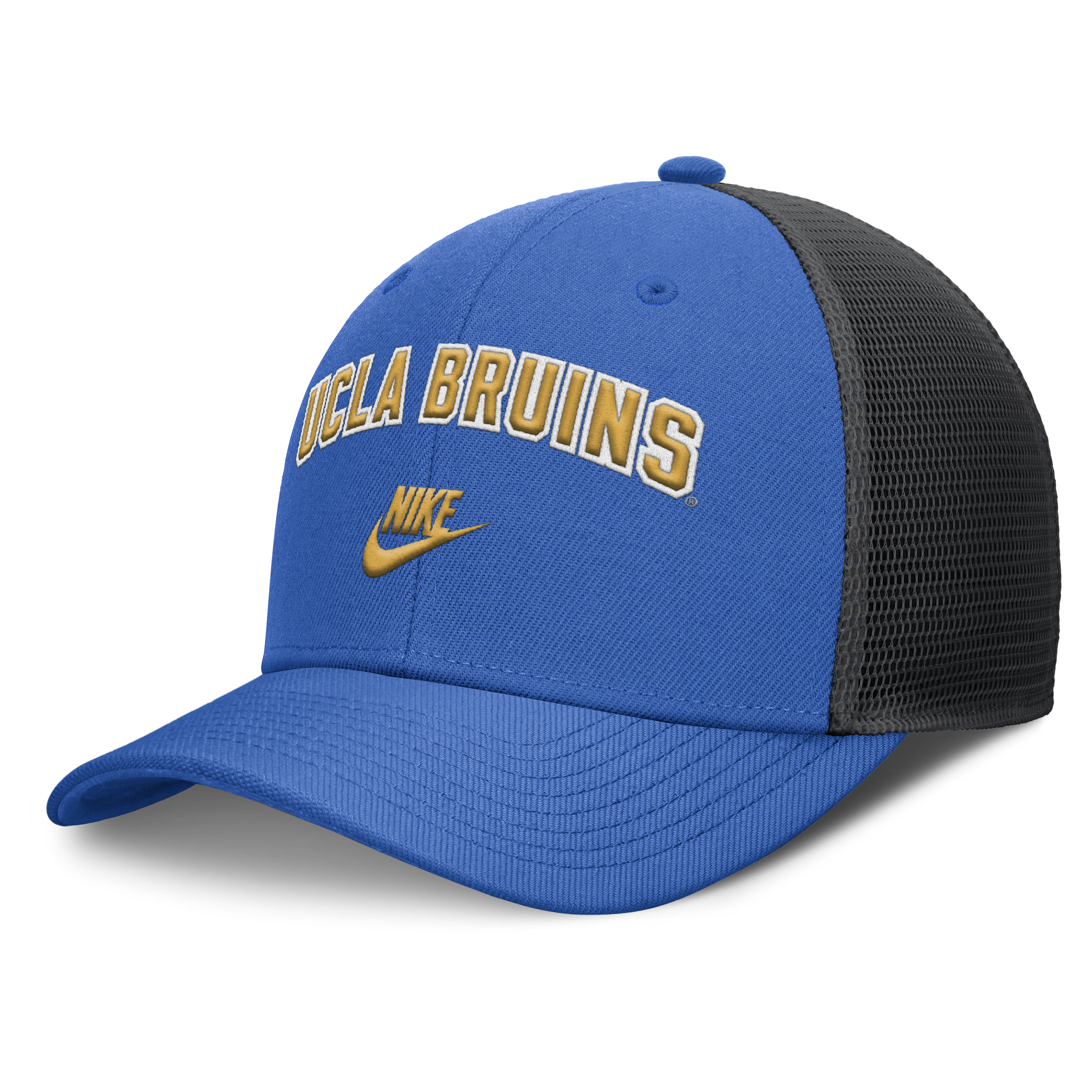 UCLA Legacy Arch Rise Men's Nike Dri-FIT College Trucker Adjustable Hat