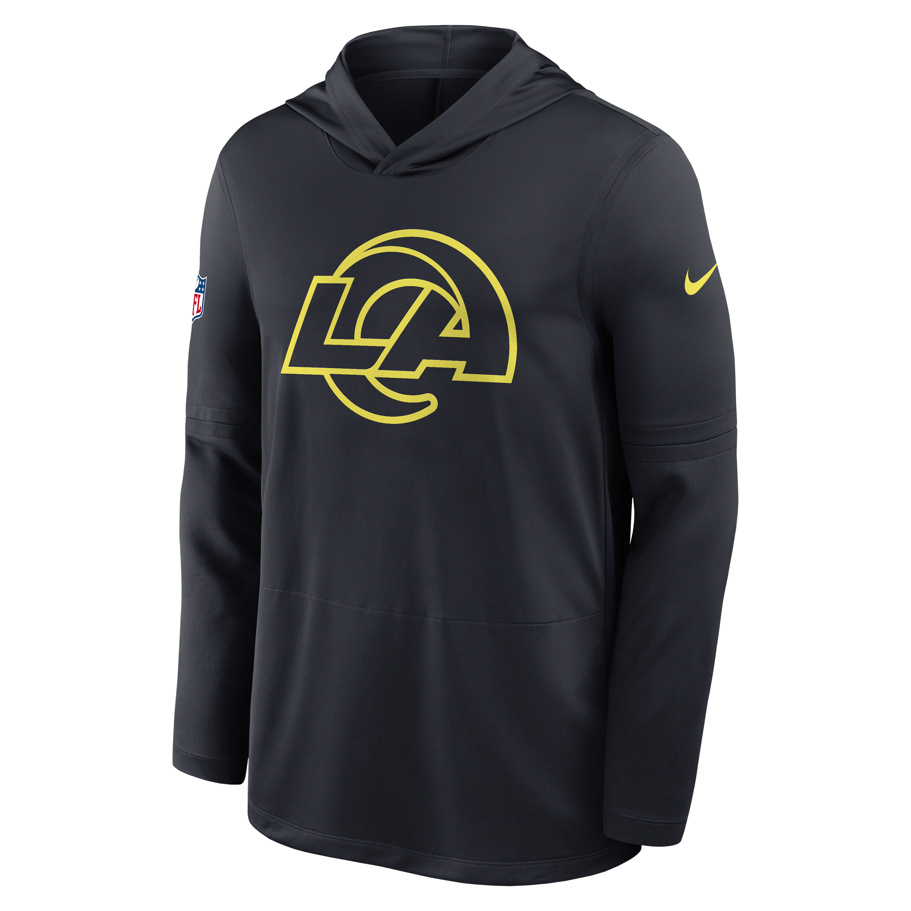 Los Angeles Rams Rivalries Collection Sideline Men's Nike Dri-FIT NFL Long-Sleeve Hooded Top