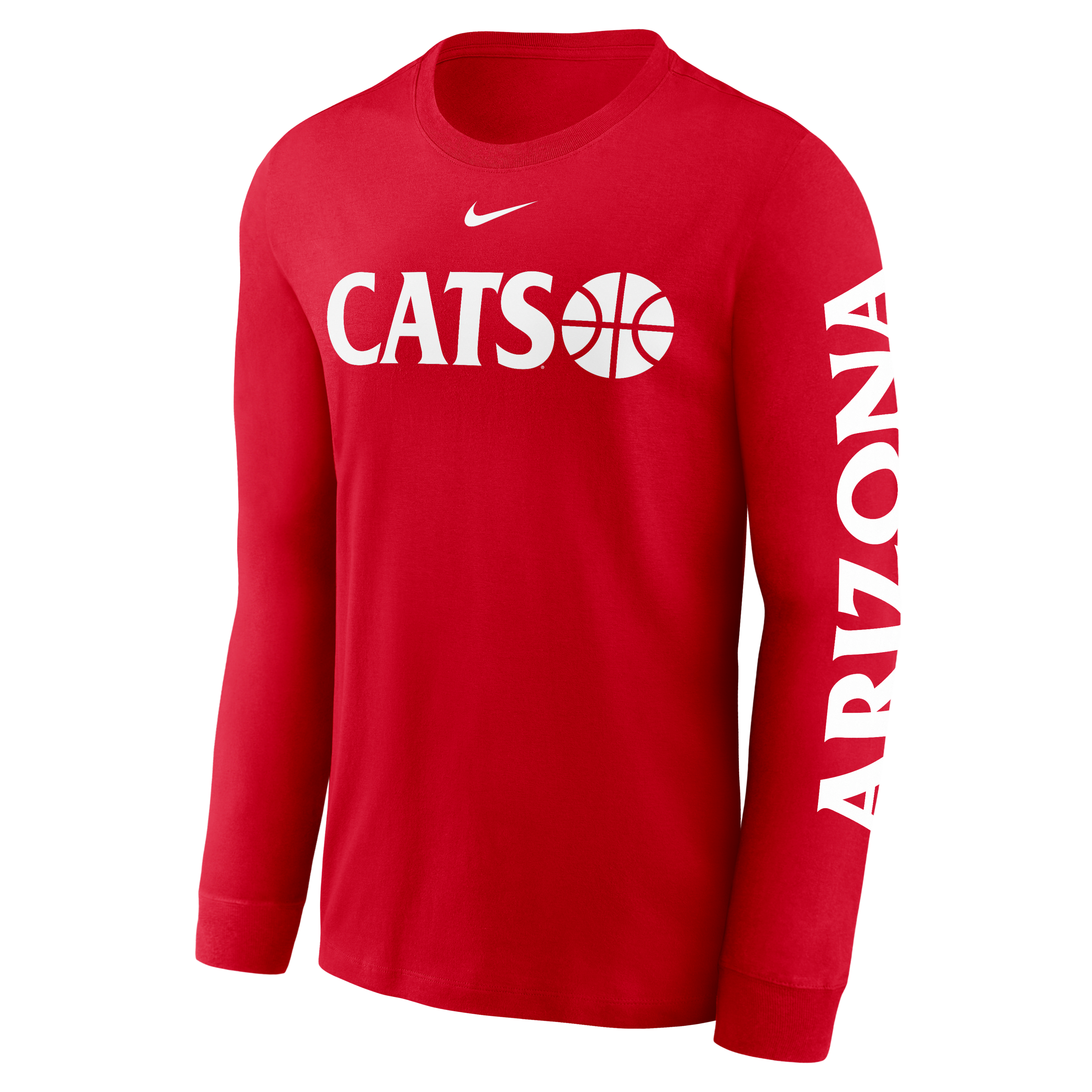 Arizona Wildcats Basketball Icon Men's Nike College Long-Sleeve T-Shirt