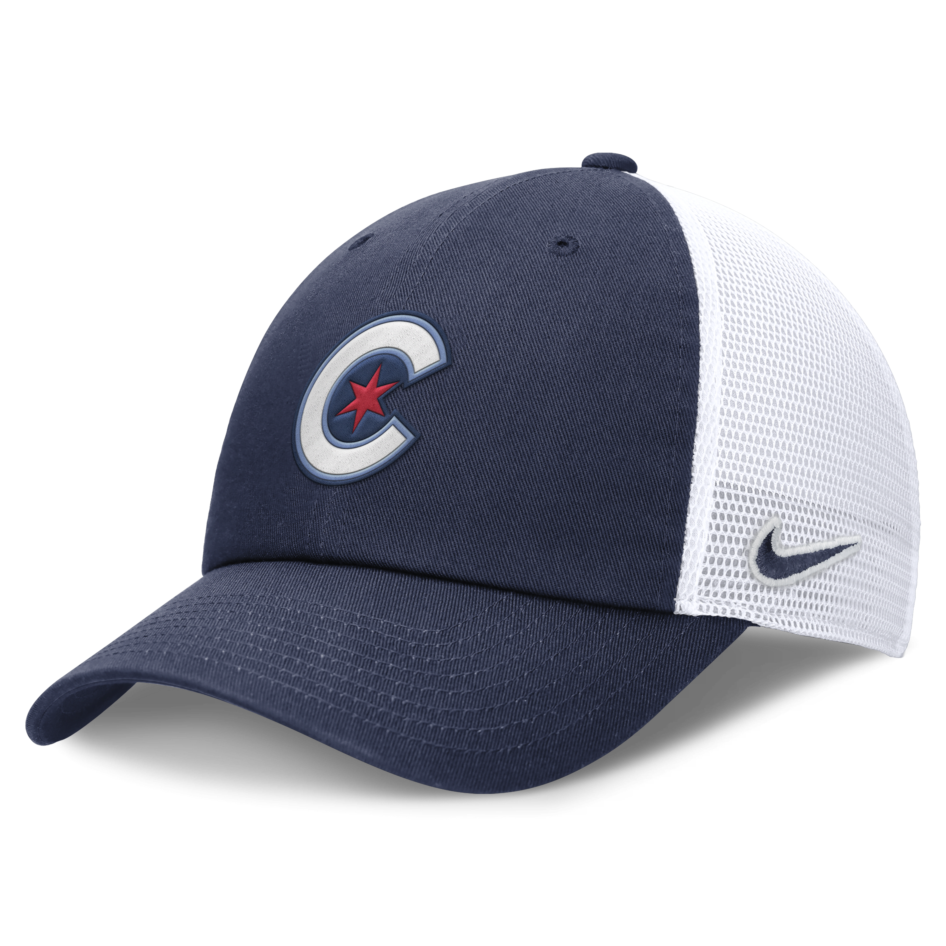 Chicago Cubs City Connect Club Men's Nike MLB Trucker Adjustable Hat