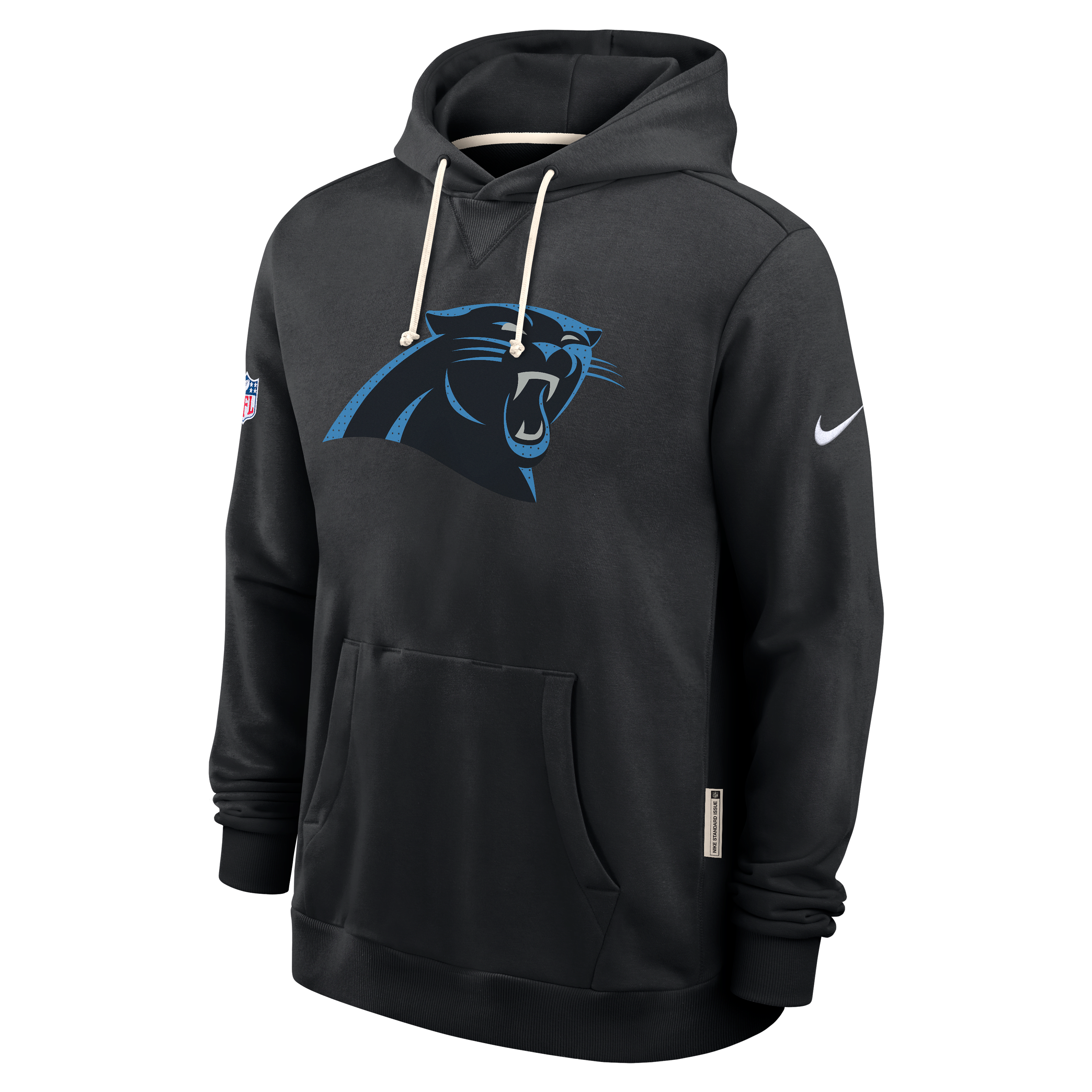 Carolina Panthers Initial Home Sideline Men's Nike Dri-FIT NFL Pullover Hoodie