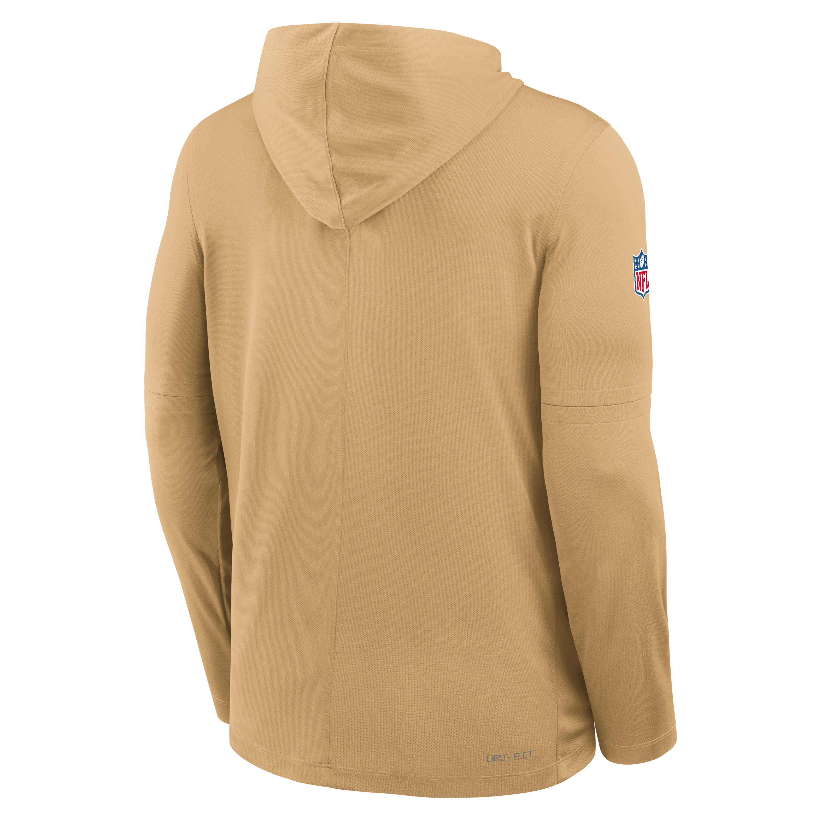 San Francisco 49ers Pure Fury Sideline Men's Nike Dri-FIT NFL Long-Sleeve Hooded Top