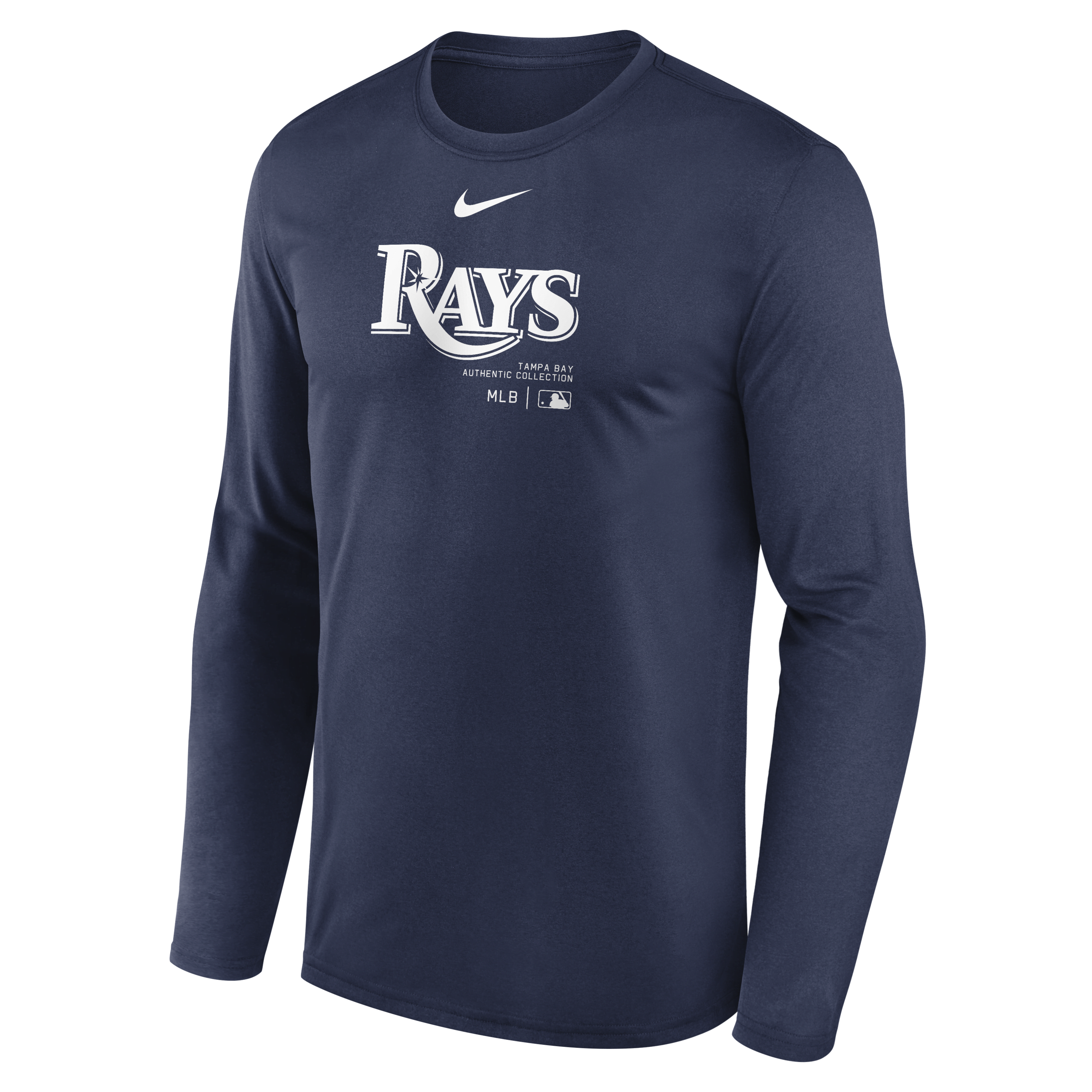 Tampa Bay Rays Authentic Collection Practice Men's Nike Dri-FIT MLB Long-Sleeve T-Shirt