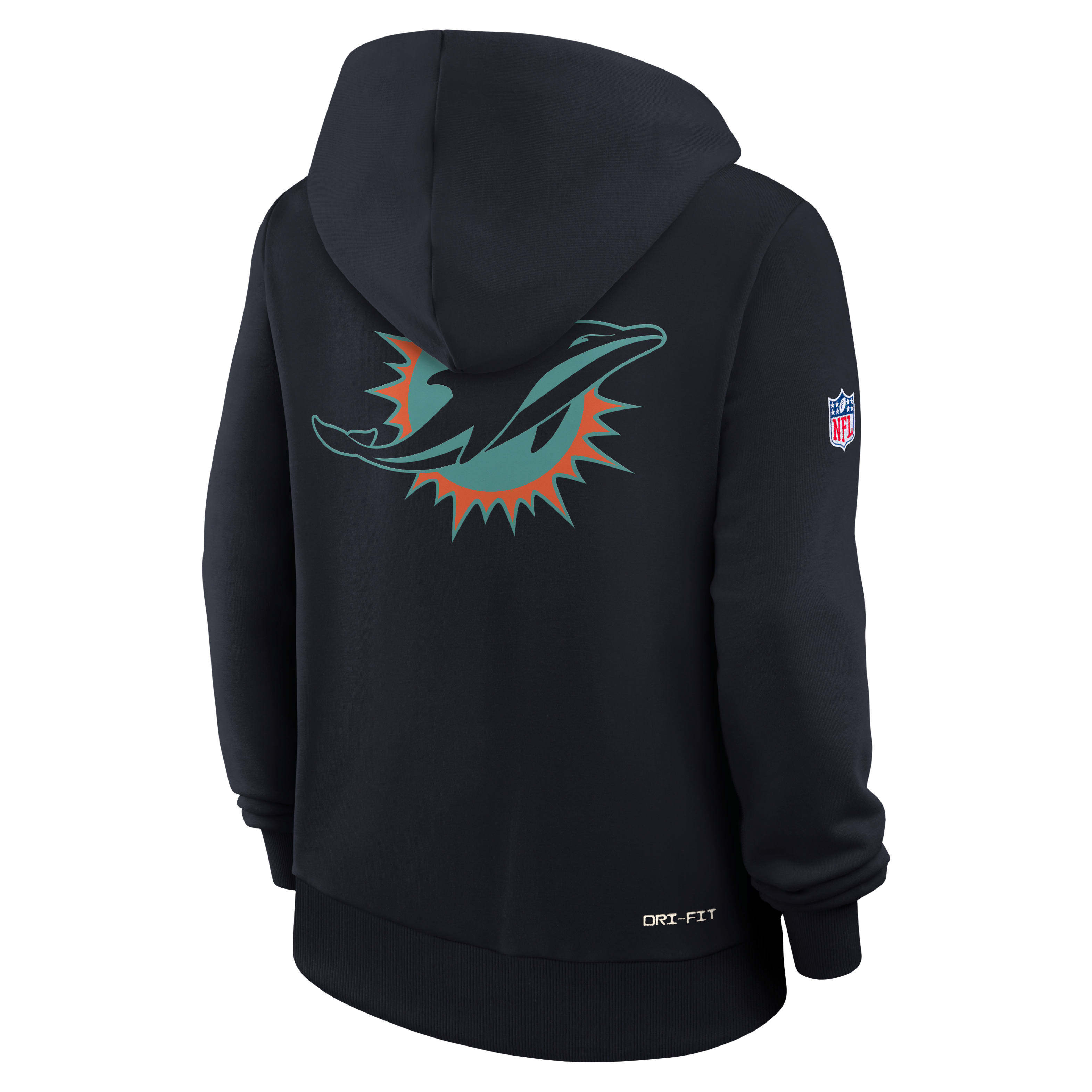 Miami Dolphins Rivalries Collection Sideline Women's Nike Dri-FIT NFL Pullover Hoodie