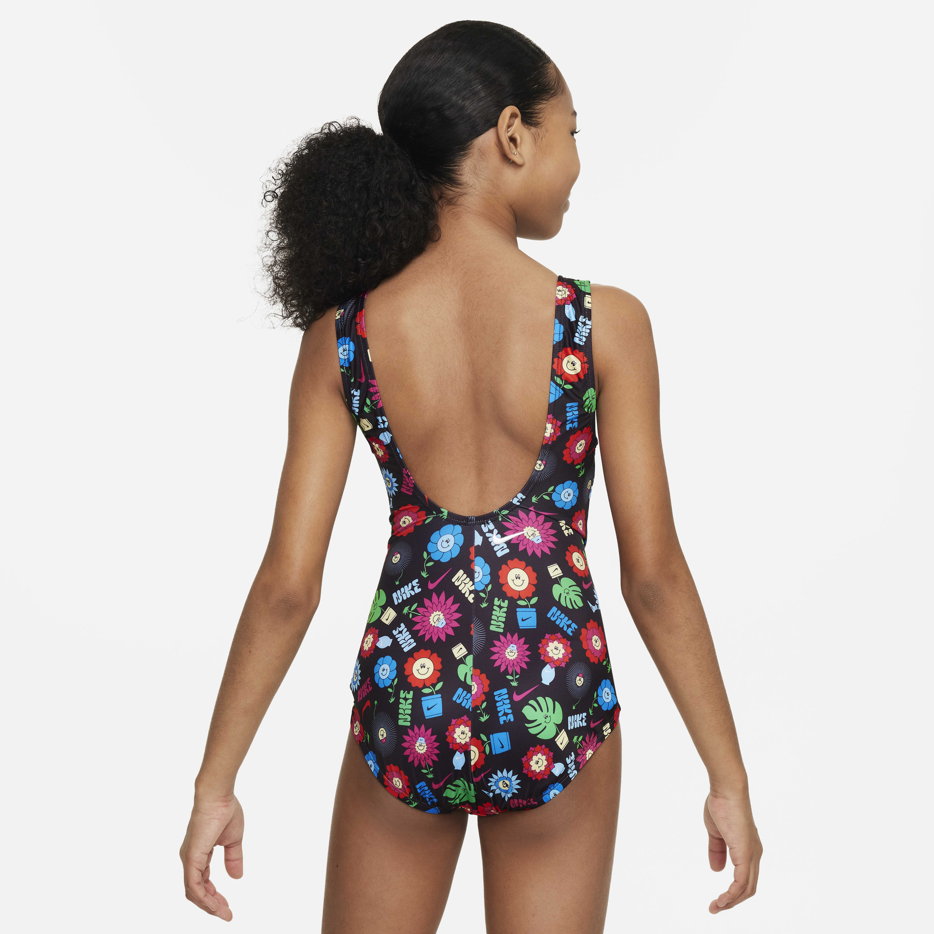 Nike Swim Garden Party Big Kids' (Girls') U-Back One-Piece Swimsuit