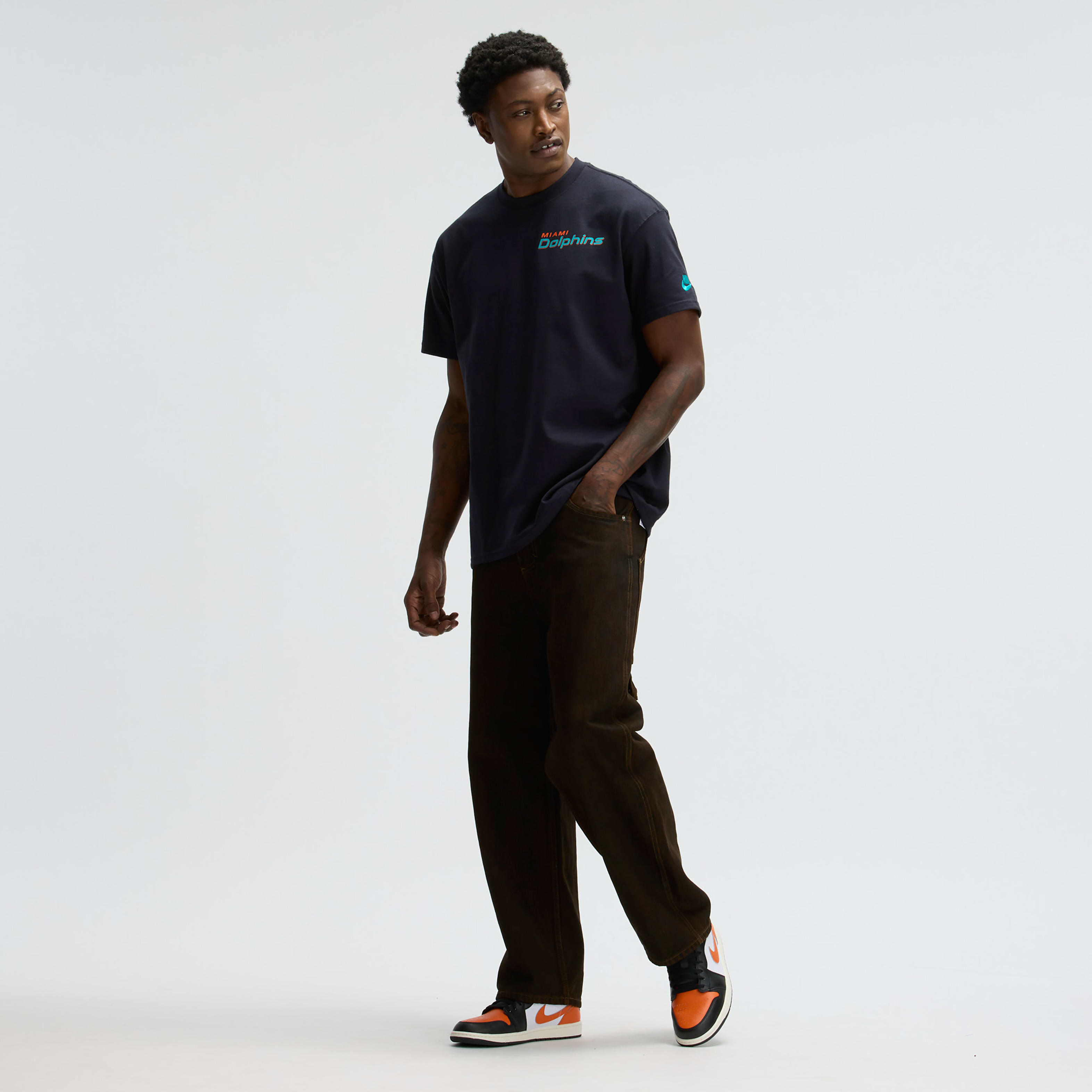 Miami Dolphins Rivalries Collection Essential Max90 Men's Nike NFL T-Shirt