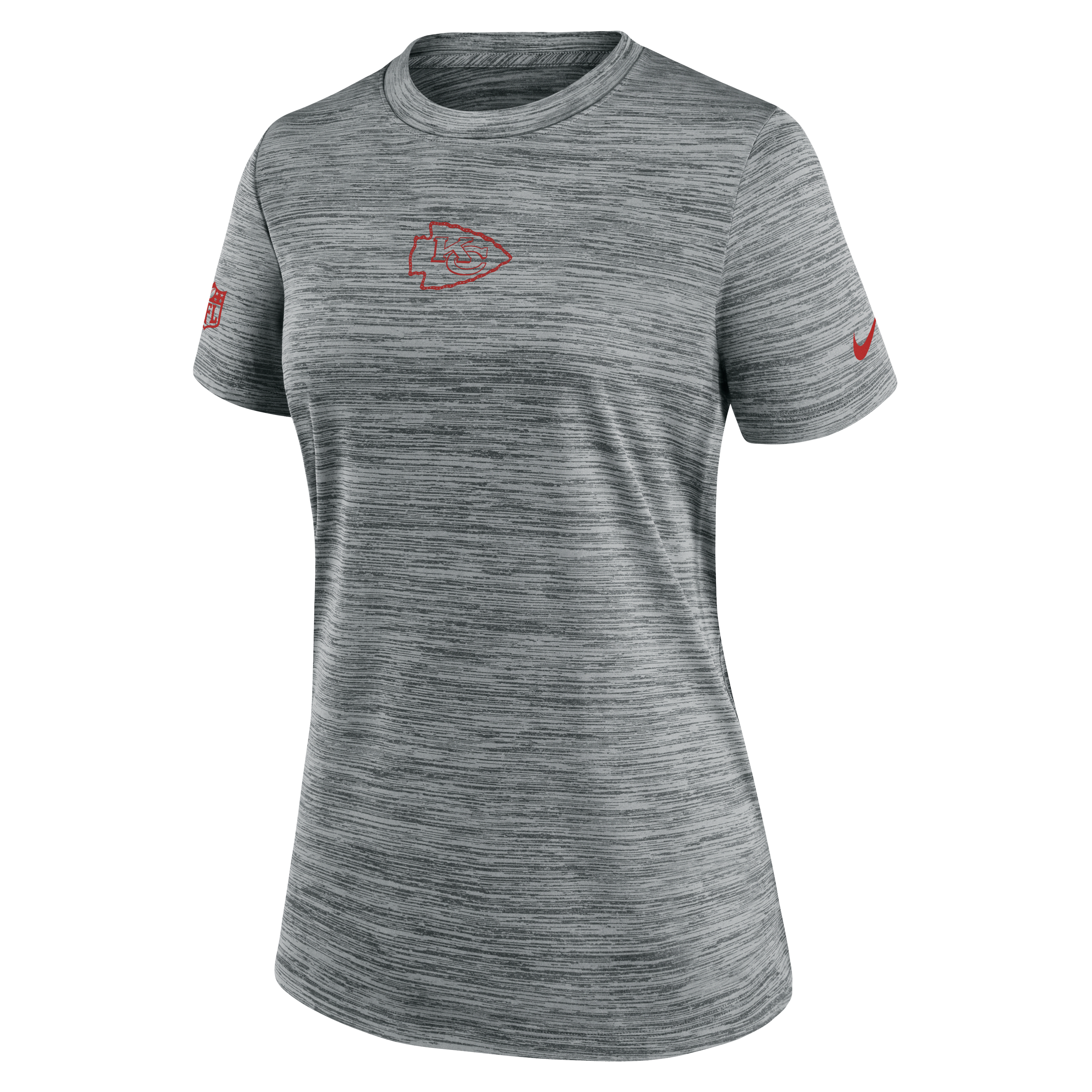 Kansas City Chiefs Sideline Team Issue Velocity Women's Nike Dri-FIT NFL T-Shirt