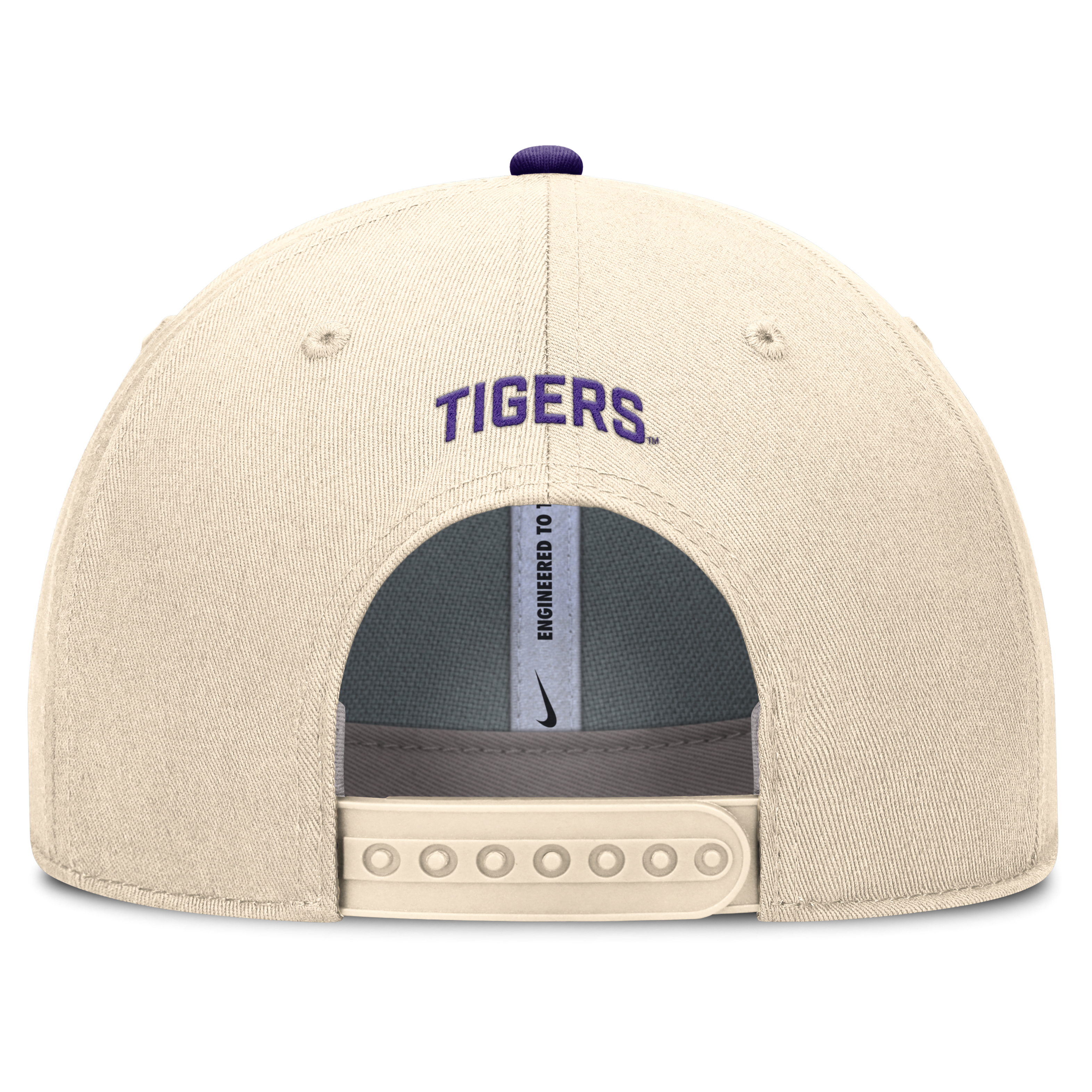 LSU Primetime Rise Men's Nike Dri-FIT College Trucker Adjustable Hat