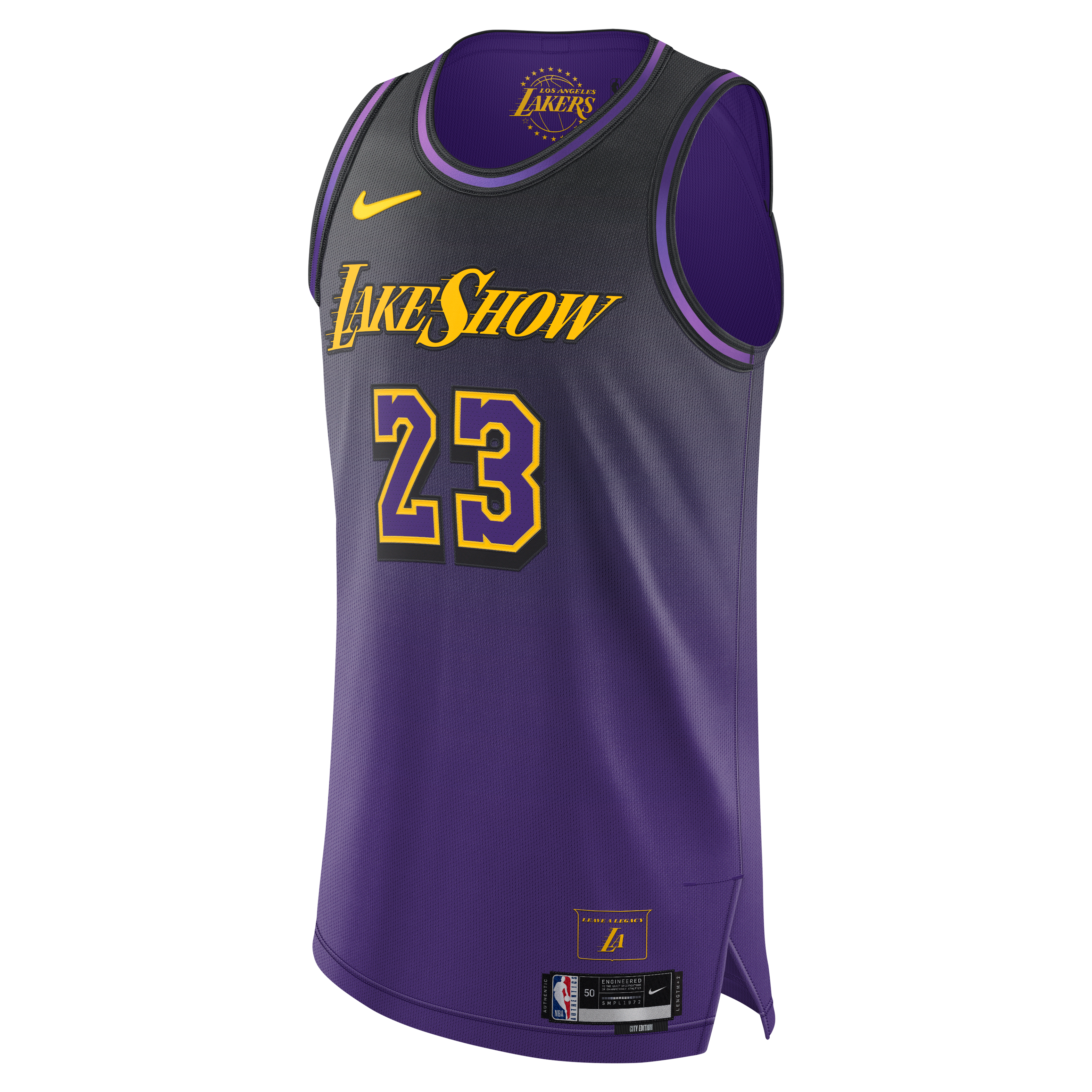 LeBron James Los Angeles Lakers 2024/25 City Edition Men's Nike Dri-FIT ADV NBA Authentic Jersey