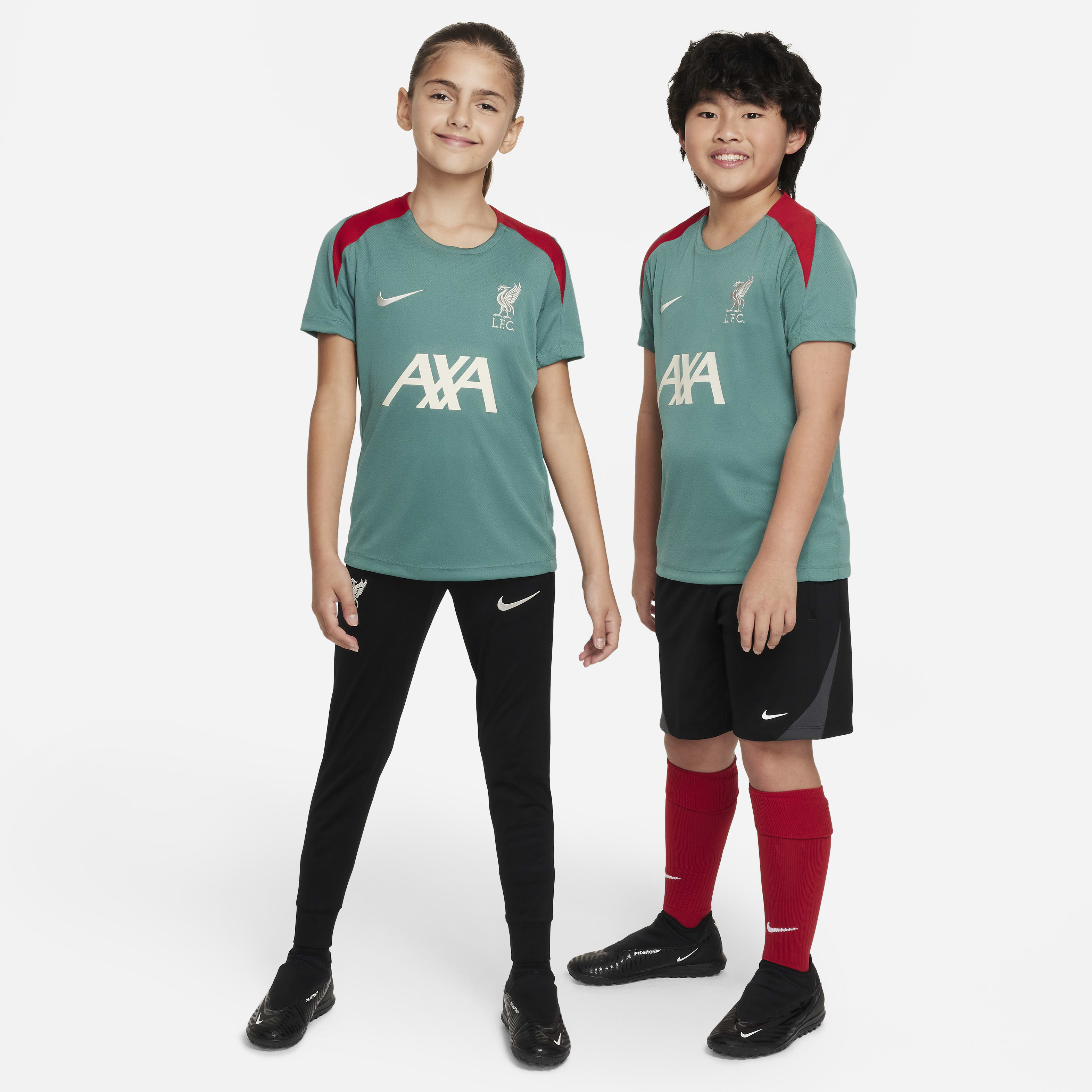 Liverpool FC Strike Big Kids' Nike Dri-FIT Soccer Short-Sleeve Knit Top