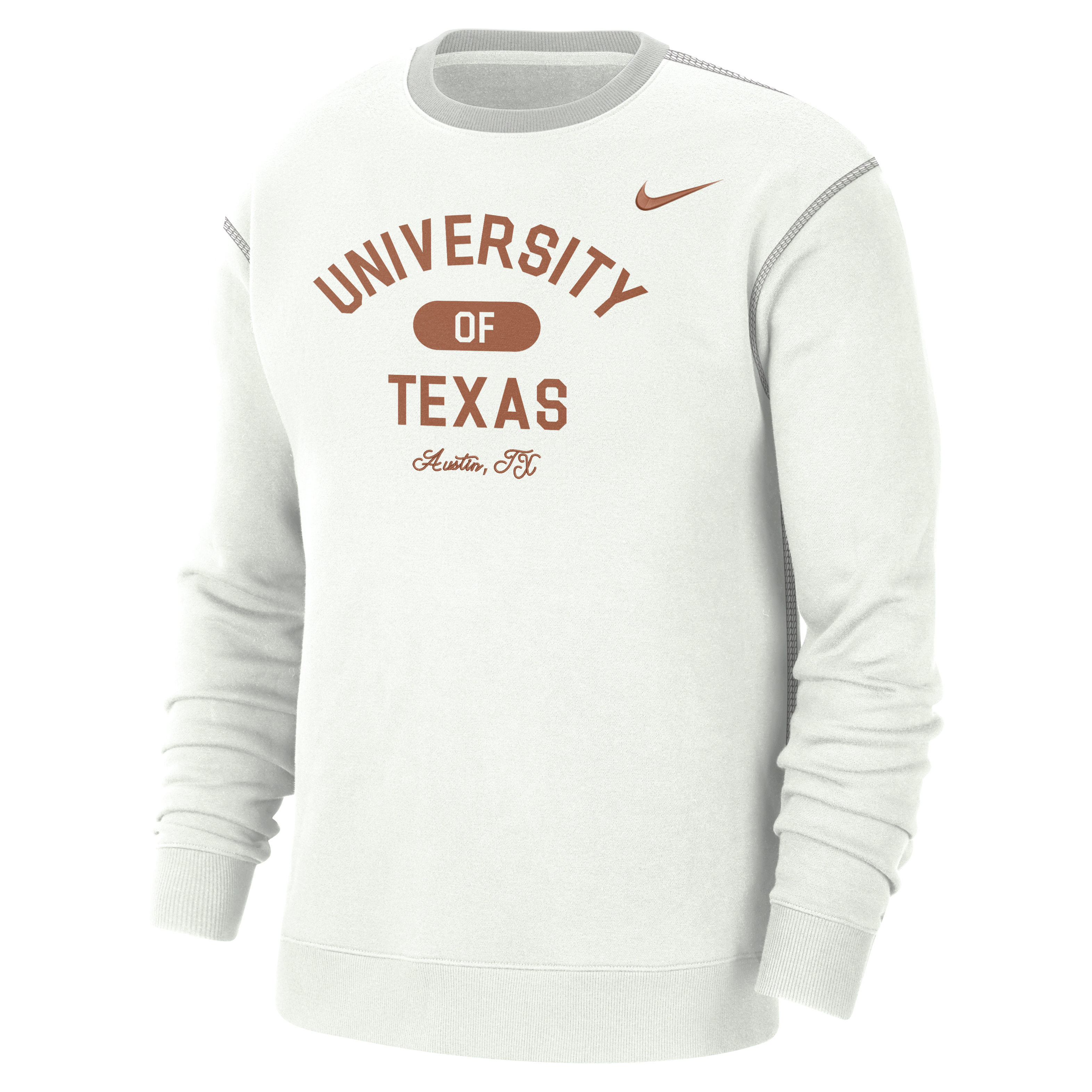 Texas Men's Nike College Crew-Neck Top