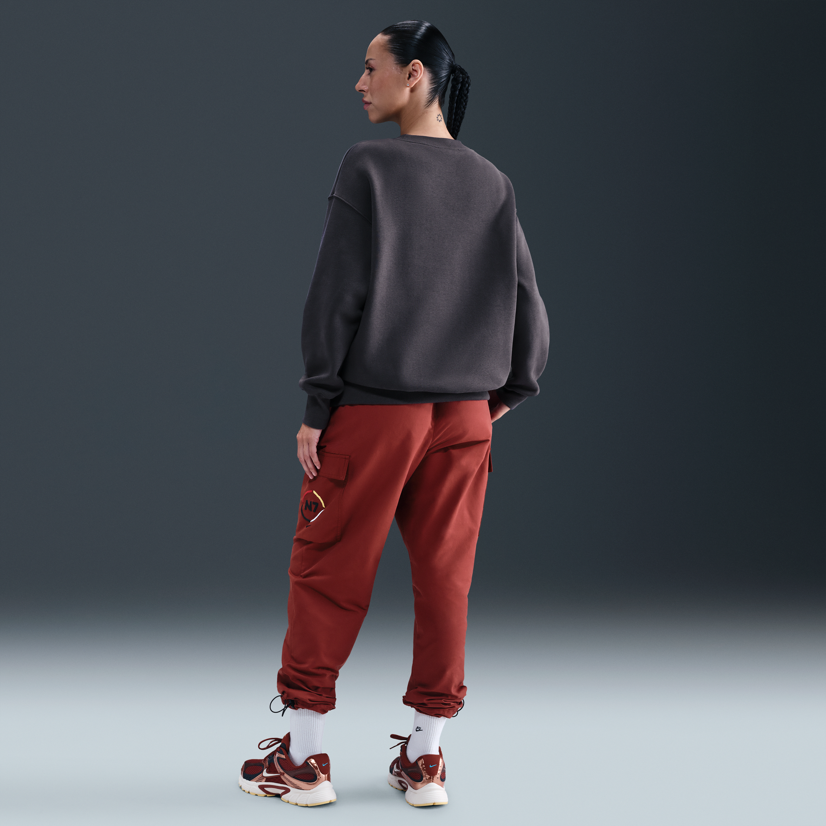 Nike Sportswear Phoenix Fleece N7 Oversized Crew-Neck Sweatshirt