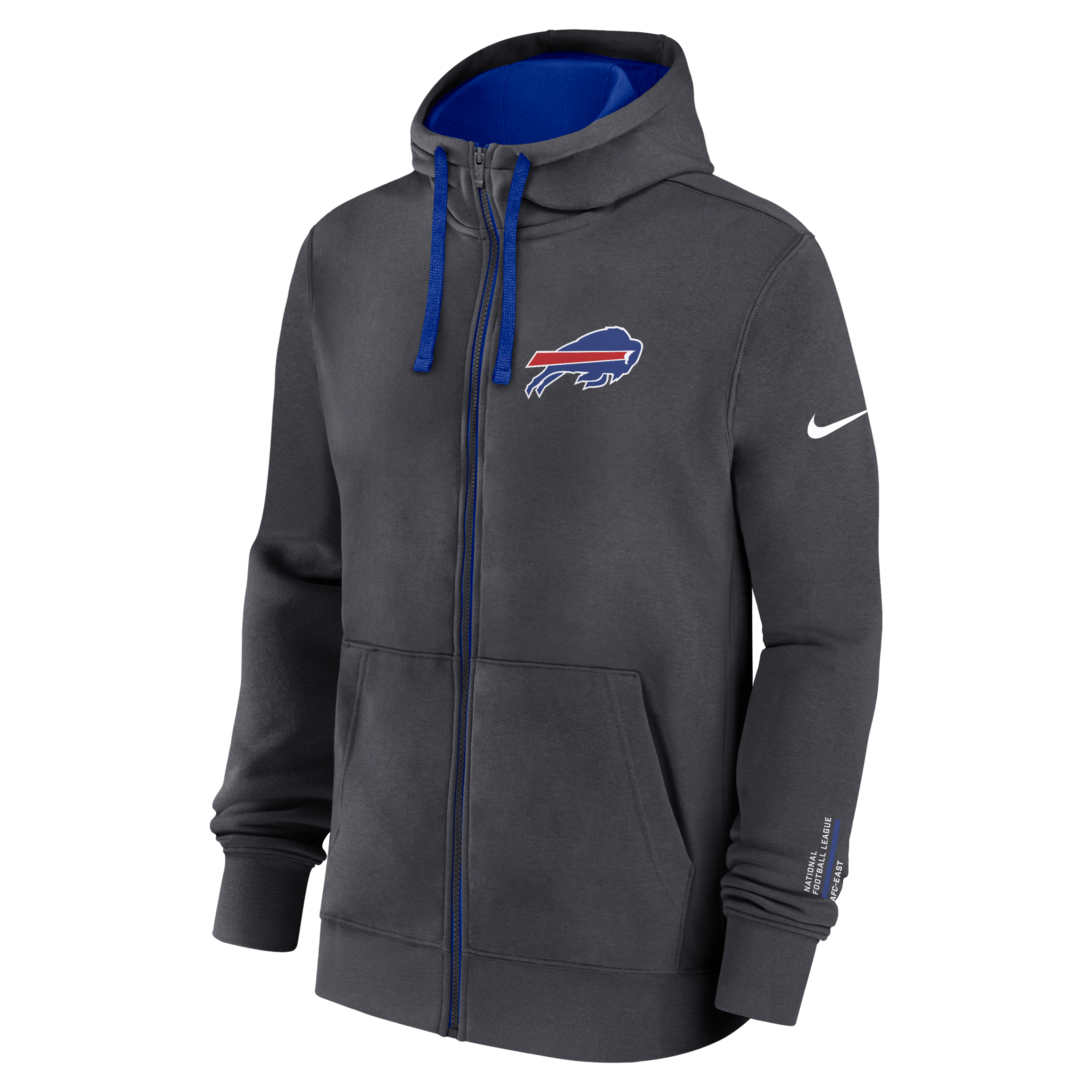 Buffalo Bills Playbook Page Club Men's Nike NFL Full-Zip Hoodie