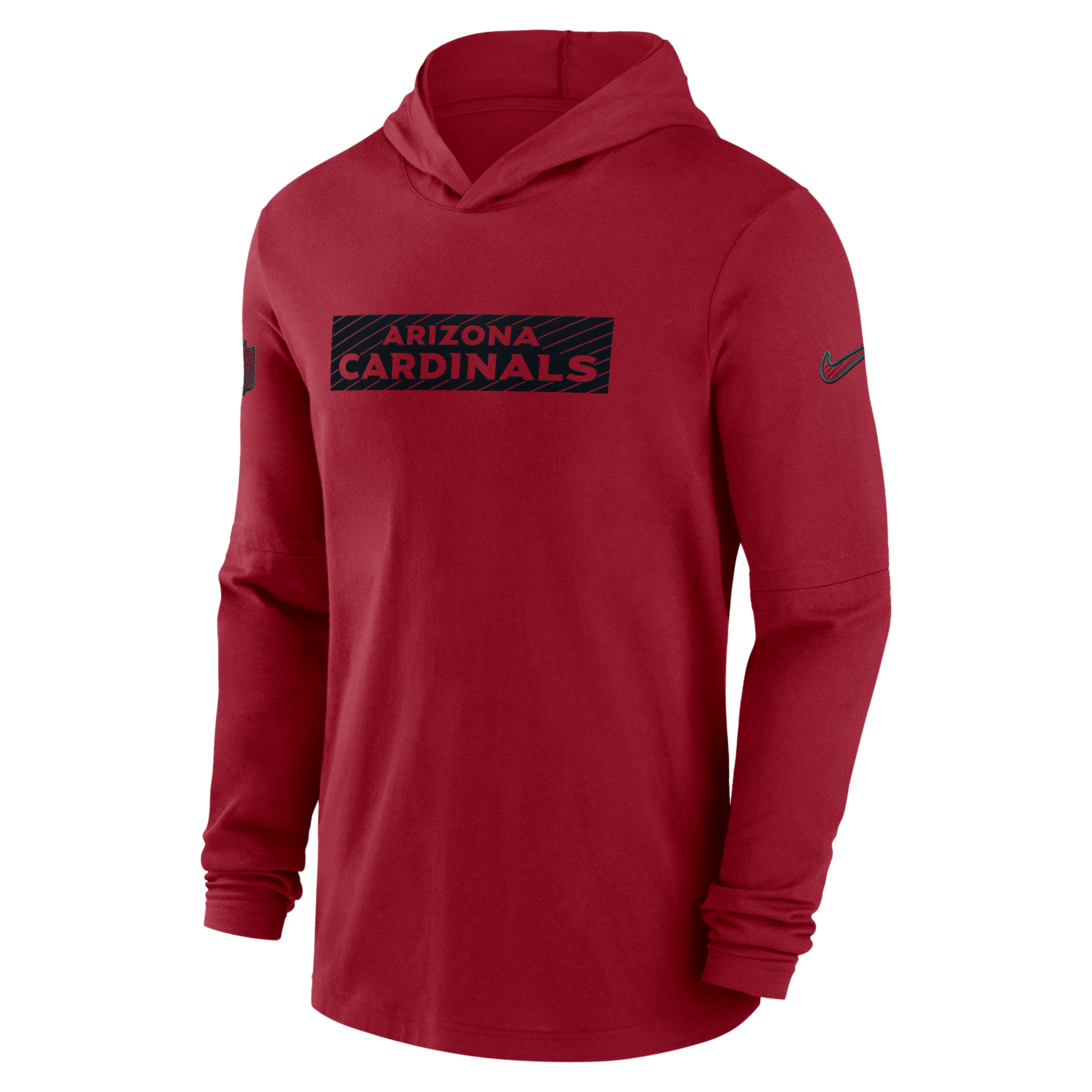 Arizona Cardinals Sideline Men's Nike Dri-FIT NFL Long-Sleeve Hooded Top