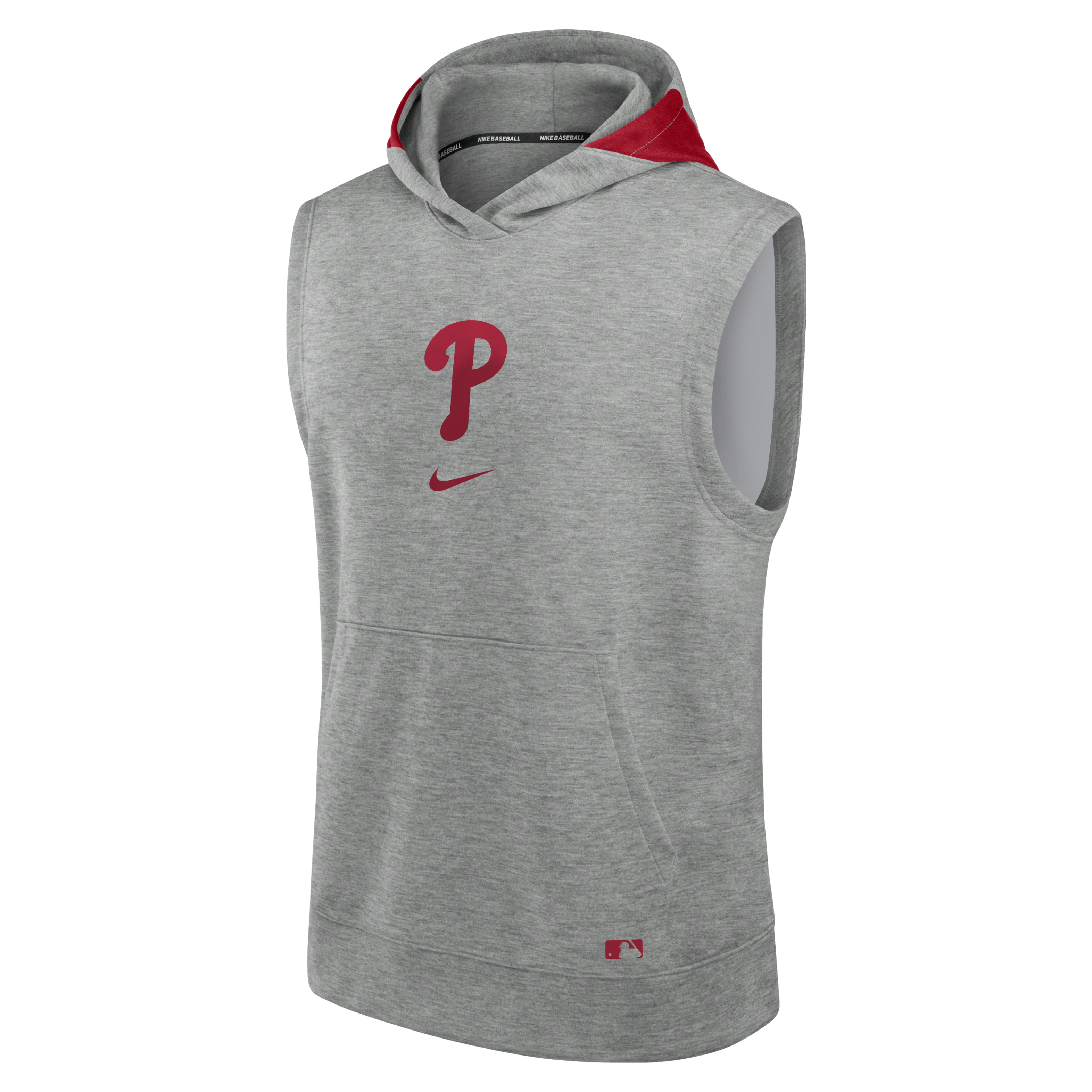 Philadelphia Phillies Authentic Collection Early Work Men’s Nike Dri-FIT MLB Sleeveless Pullover Hoodie