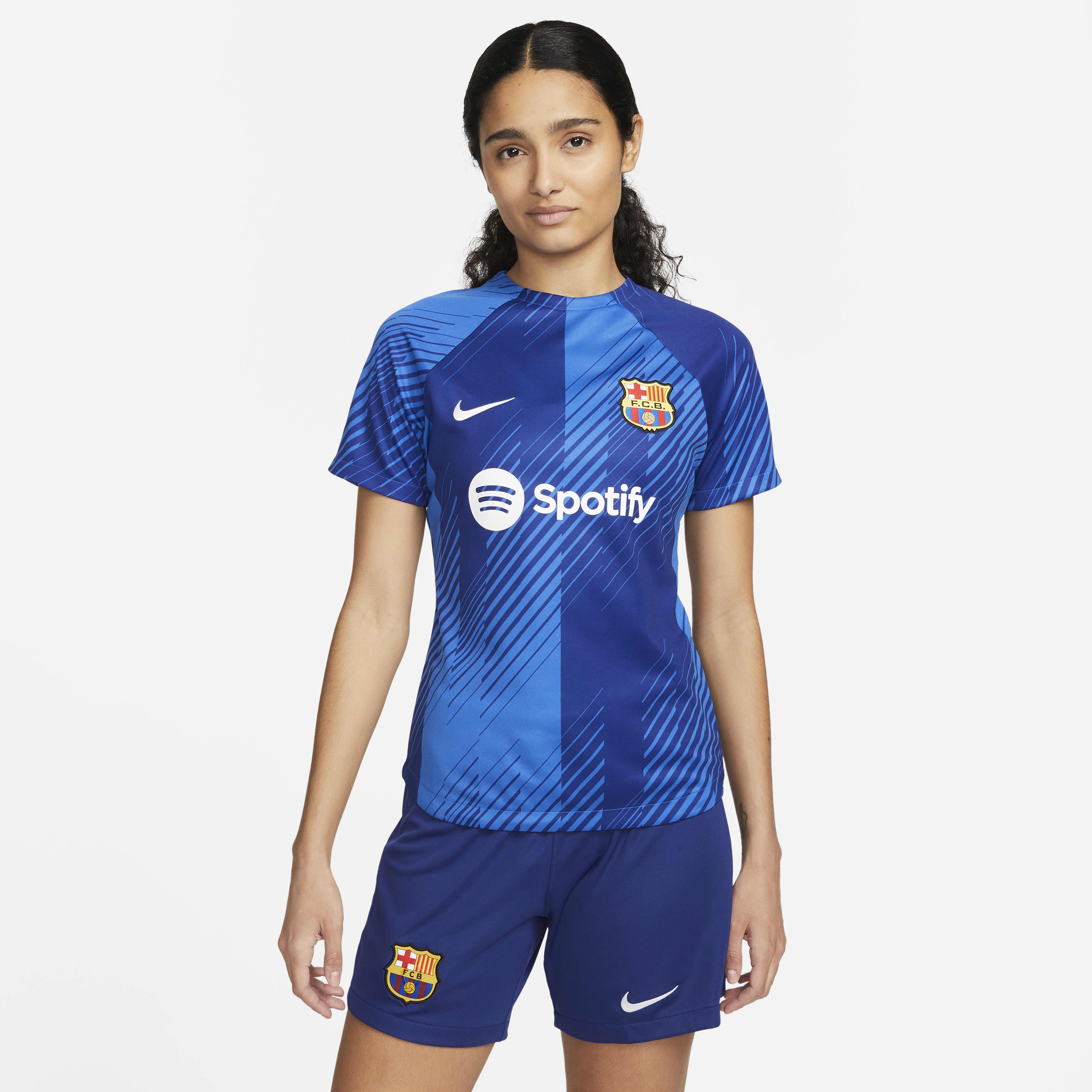 FC Barcelona Academy Pro Women's Nike Dri-FIT Pre-Match Soccer Top