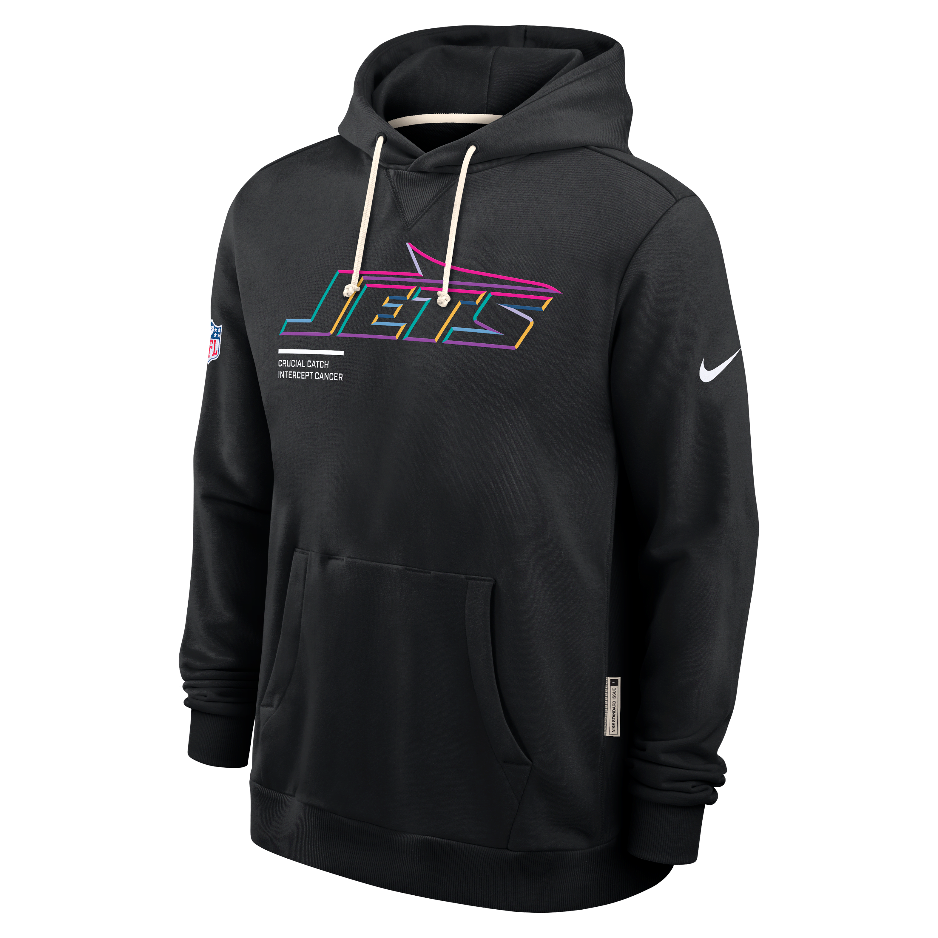 New York Jets Crucial Catch Sideline Men's Nike Dri-FIT NFL Pullover Hoodie