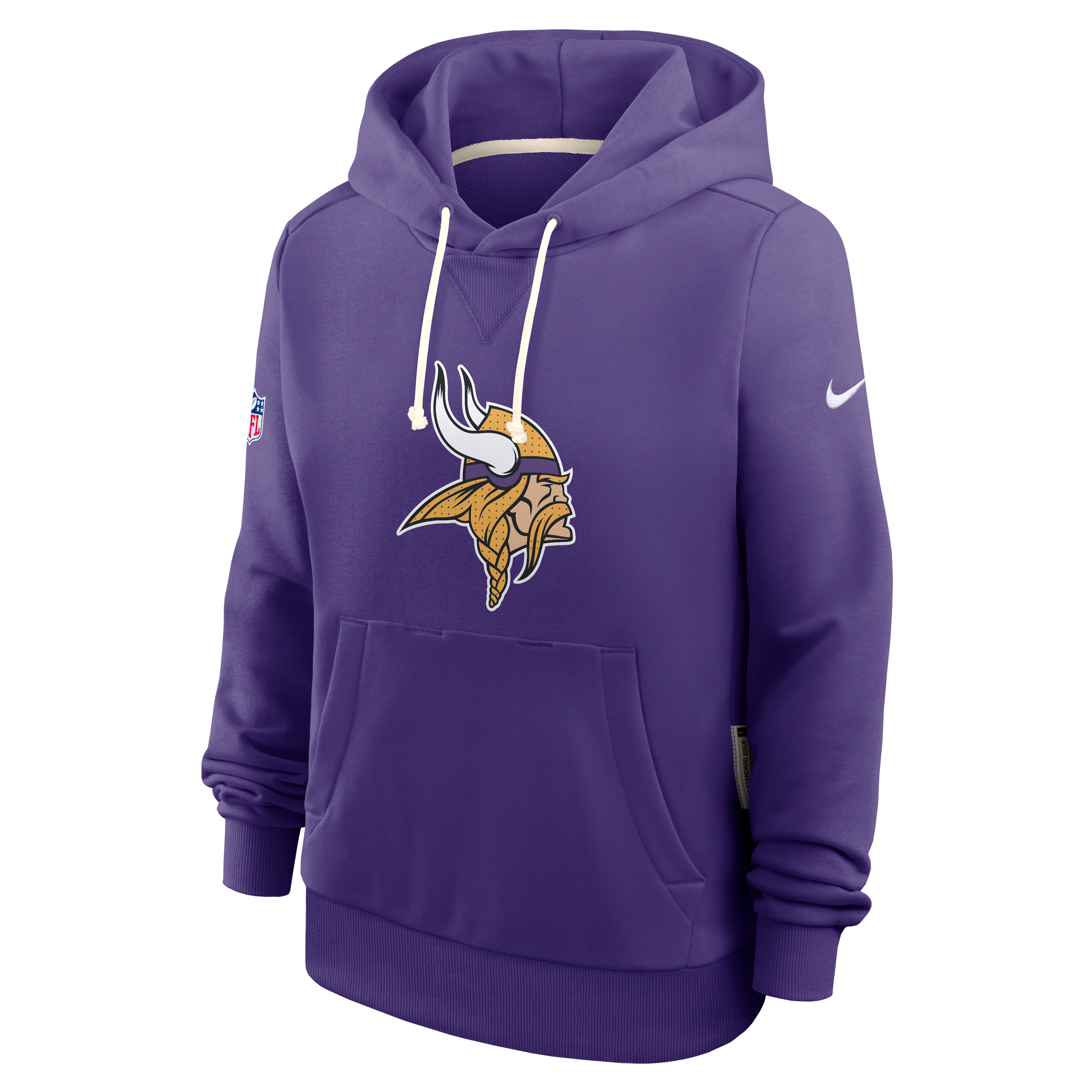 Minnesota Vikings Sideline Women's Nike Dri-FIT NFL Pullover Hoodie