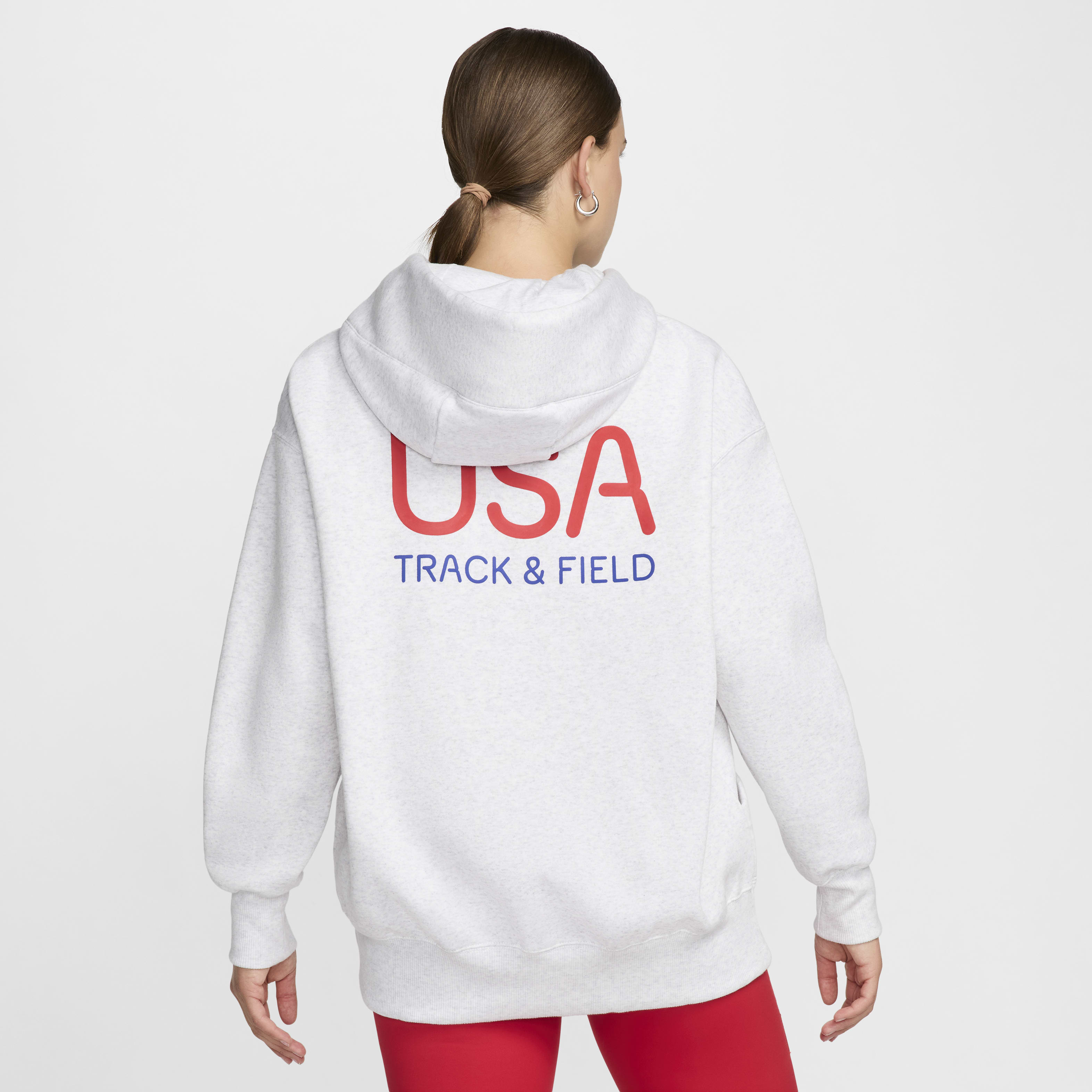 USA Phoenix Fleece Women's Nike Full-Zip Oversized Hoodie