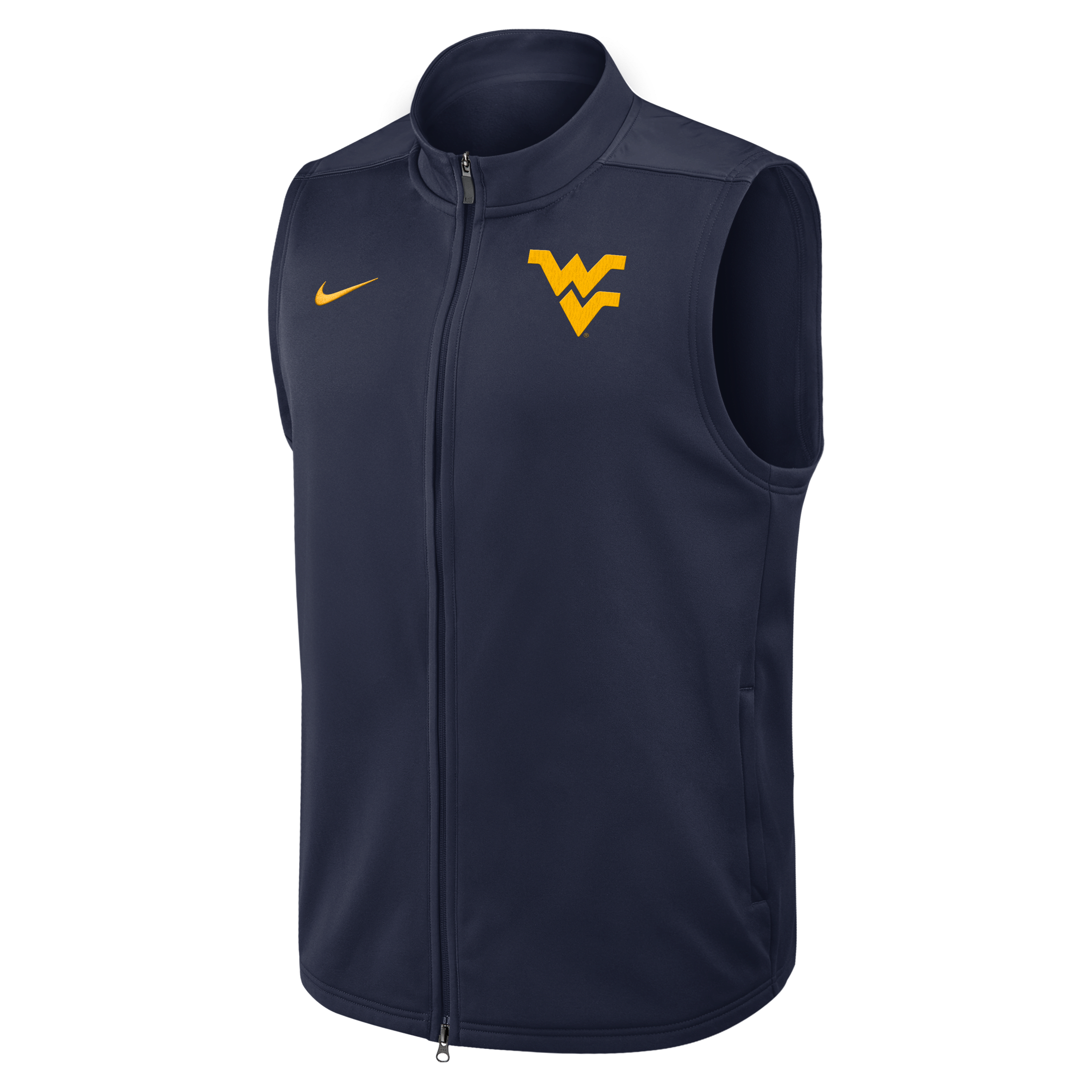 West Virginia Victory Men's Nike Therma-FIT College Full-Zip Vest