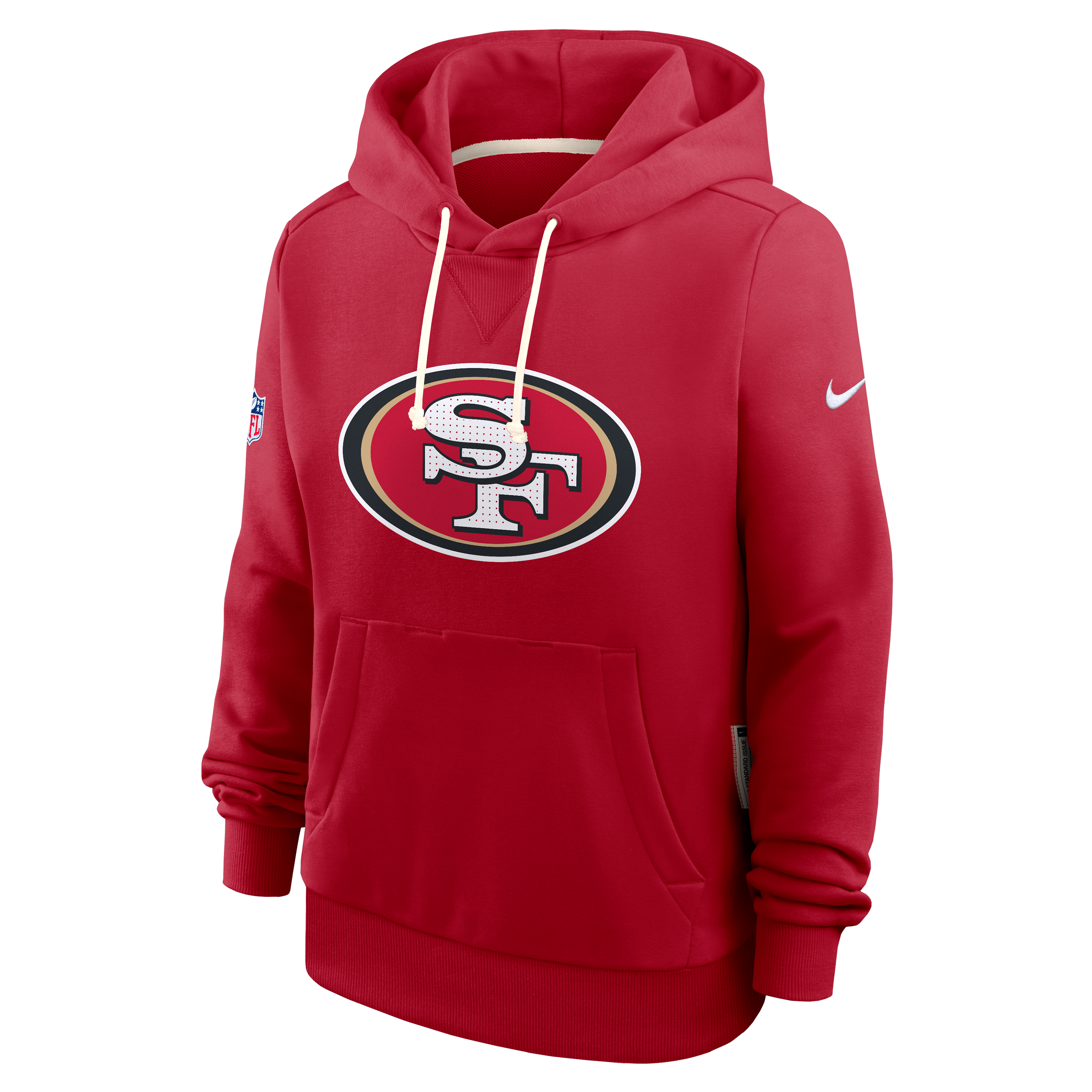 San Francisco 49ers Sideline Women's Nike Dri-FIT NFL Pullover Hoodie