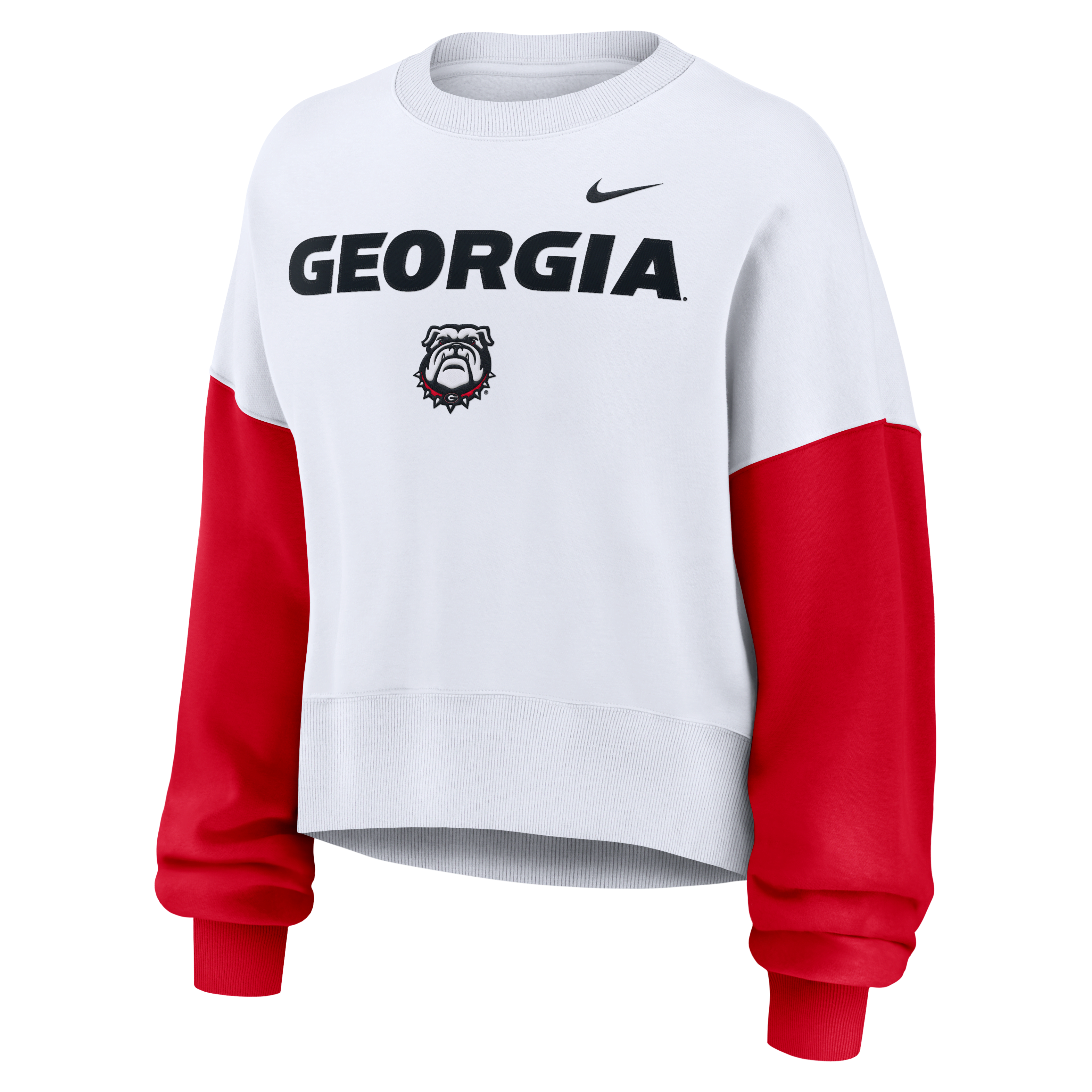 Georgia Bulldogs Primetime Women's Nike College Pullover Crew