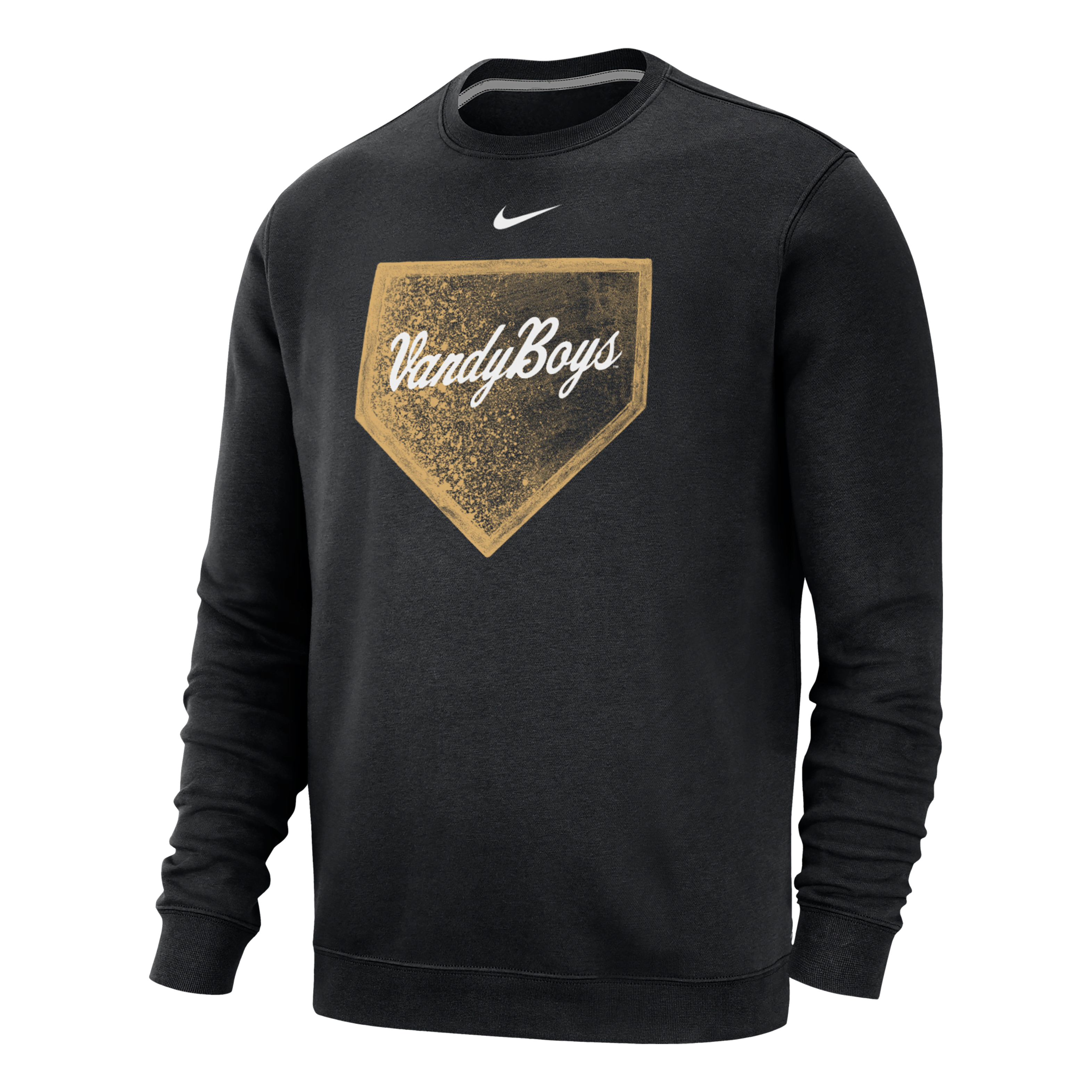 Vanderbilt Club Fleece Men's Nike College Crew-Neck Sweatshirt