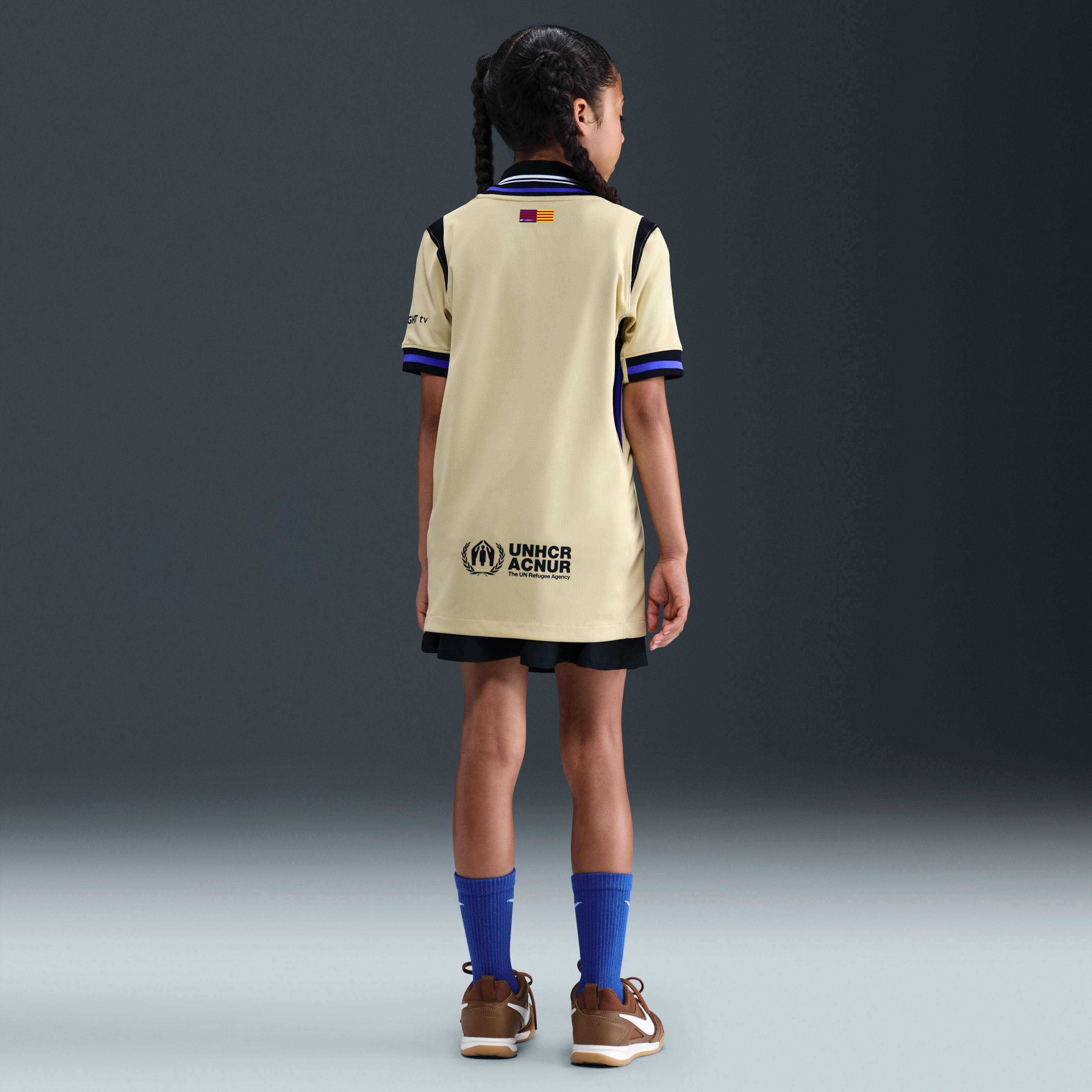 FC Barcelona 2025/26 Stadium Away Big Kids' Kobe Dri-FIT Soccer Replica Jersey