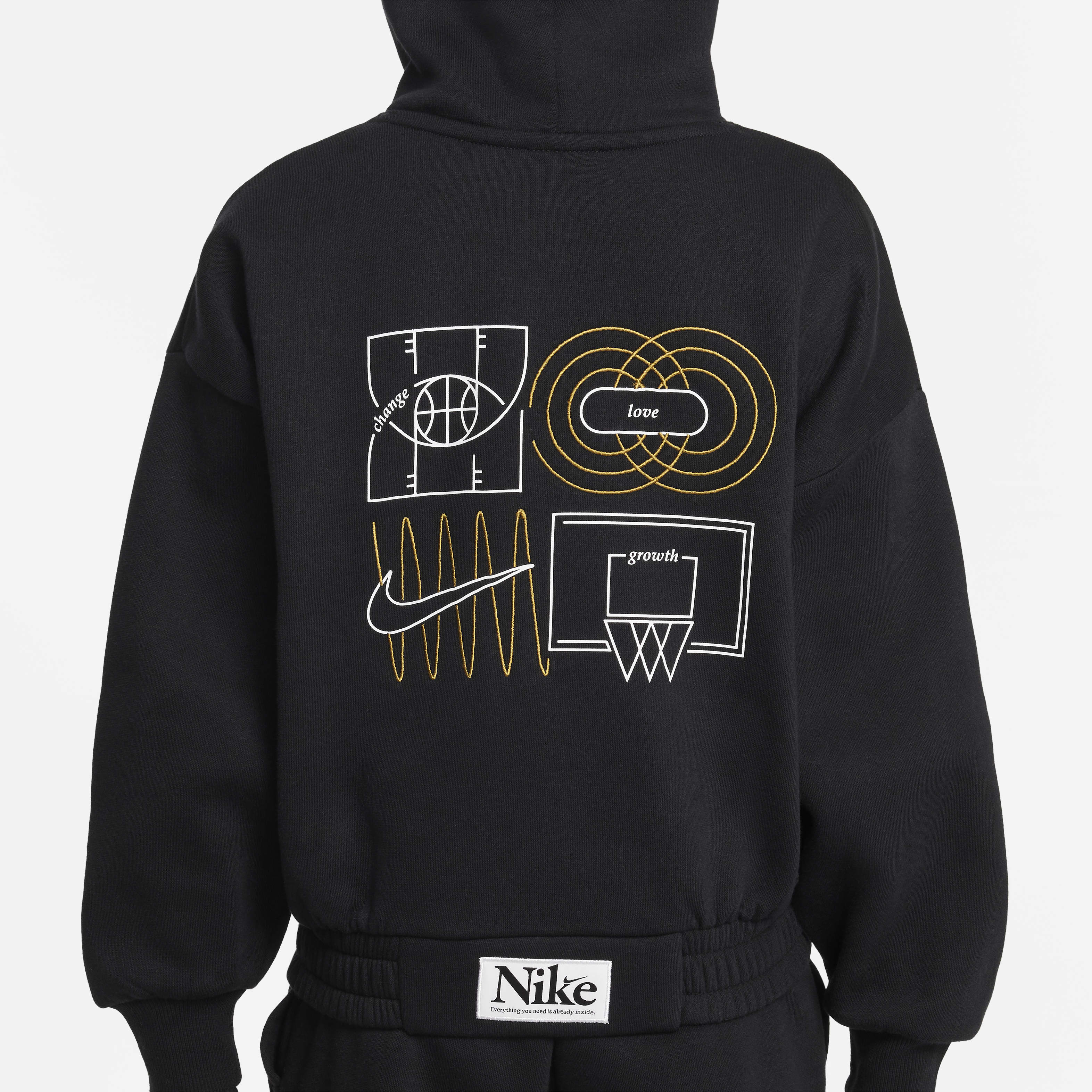 Nike Culture of Basketball Big Kids' Oversized Pullover Hoodie