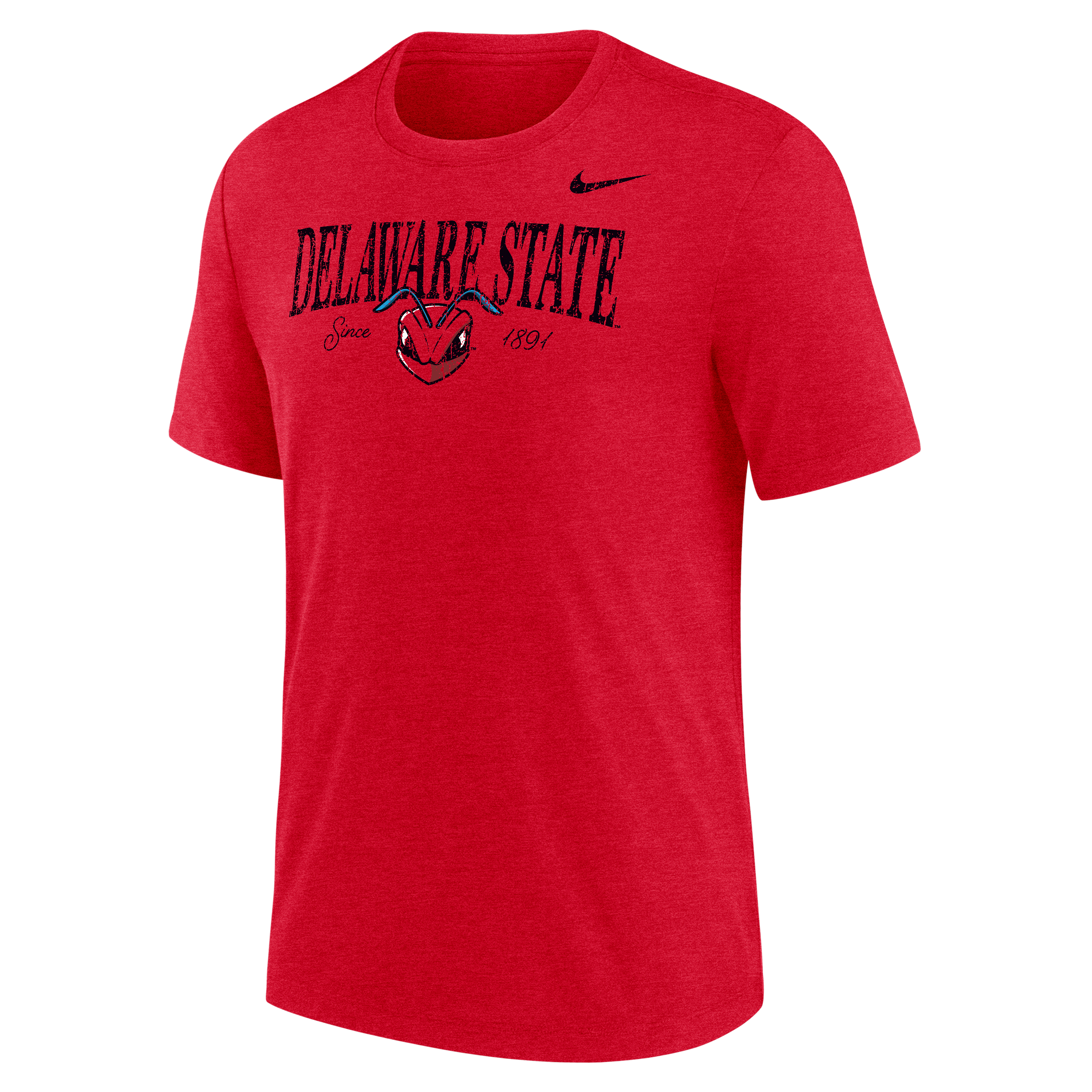 Nike College (Delaware State University) Men's Tri-Blend Short-Sleeve T-Shirt
