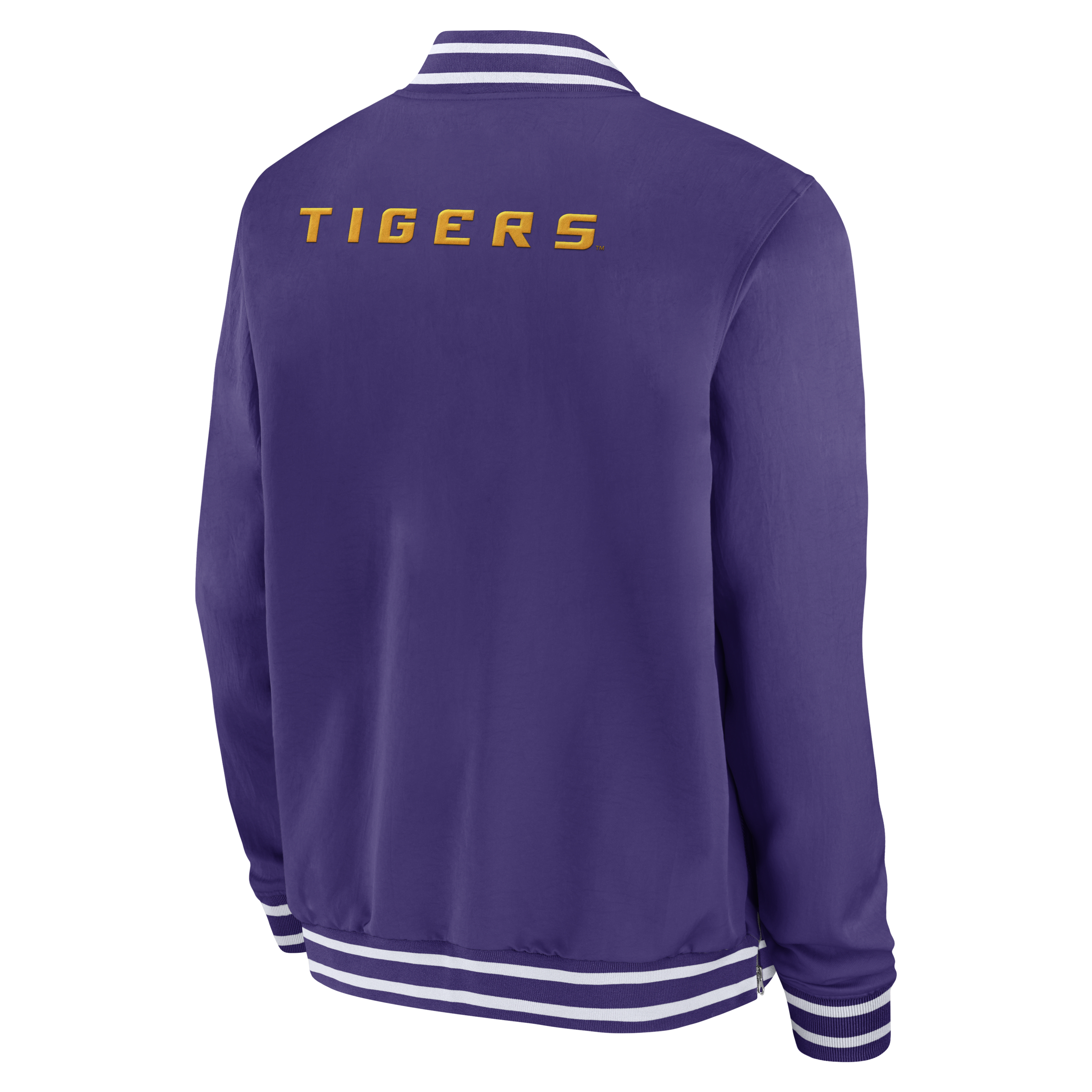 LSU Tigers Sideline Men's Nike College Full-Zip Bomber Jacket