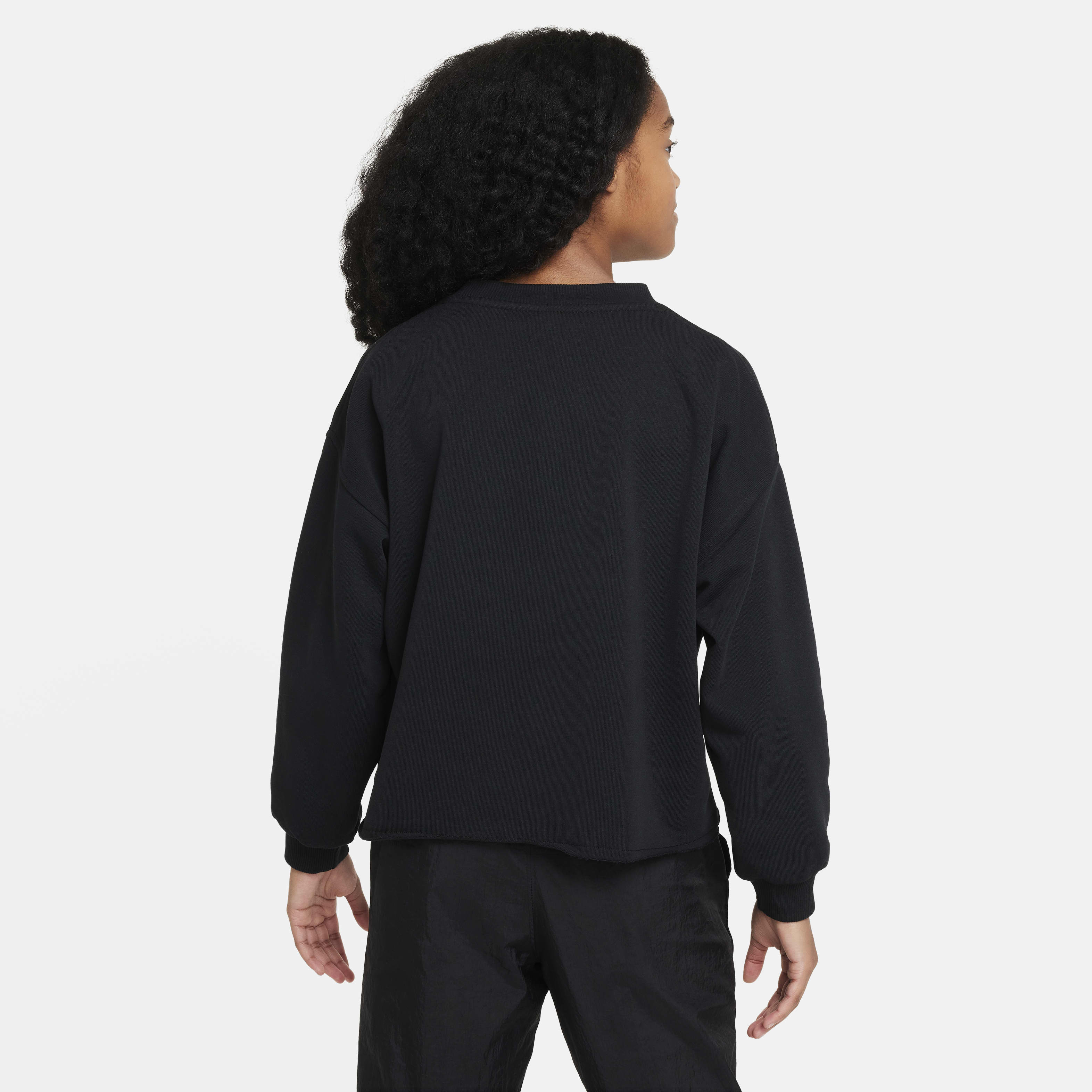 Nike Sportswear Big Kids' (Girls') Dri-FIT Crew-Neck Sweatshirt