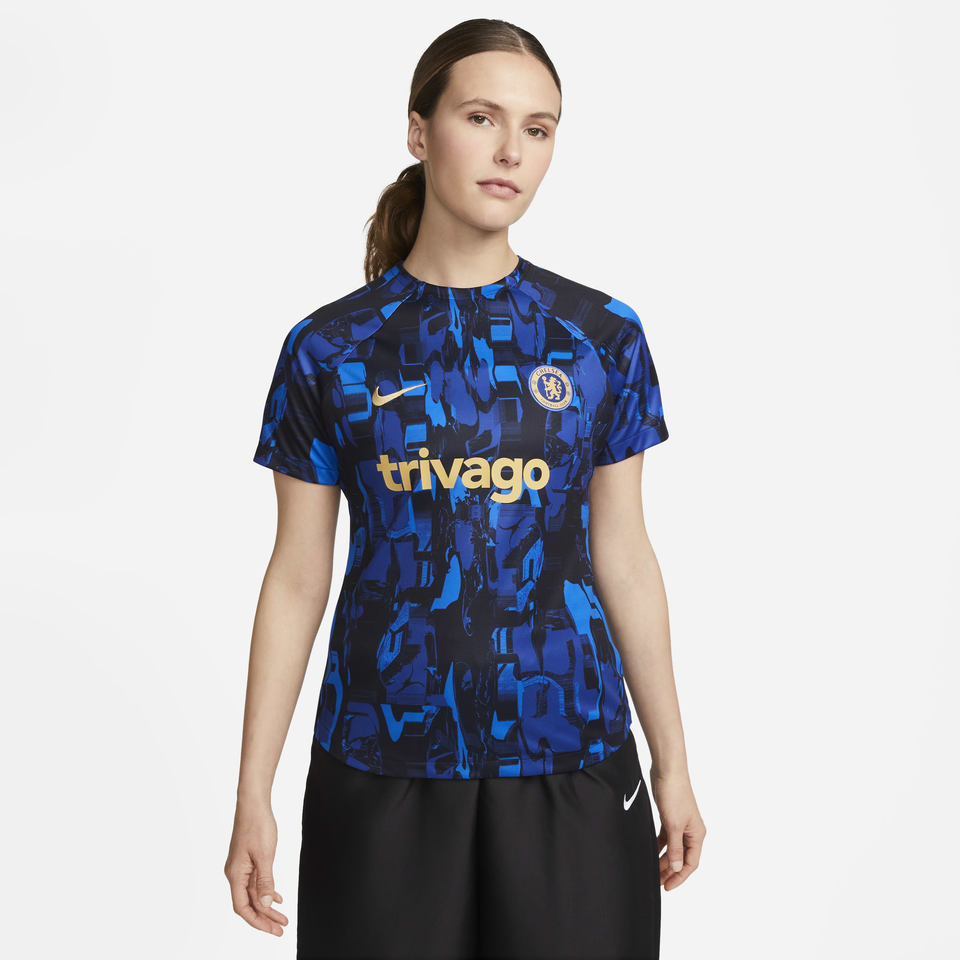 Chelsea FC Academy Pro Women's Nike Dri-FIT Pre-Match Soccer Top