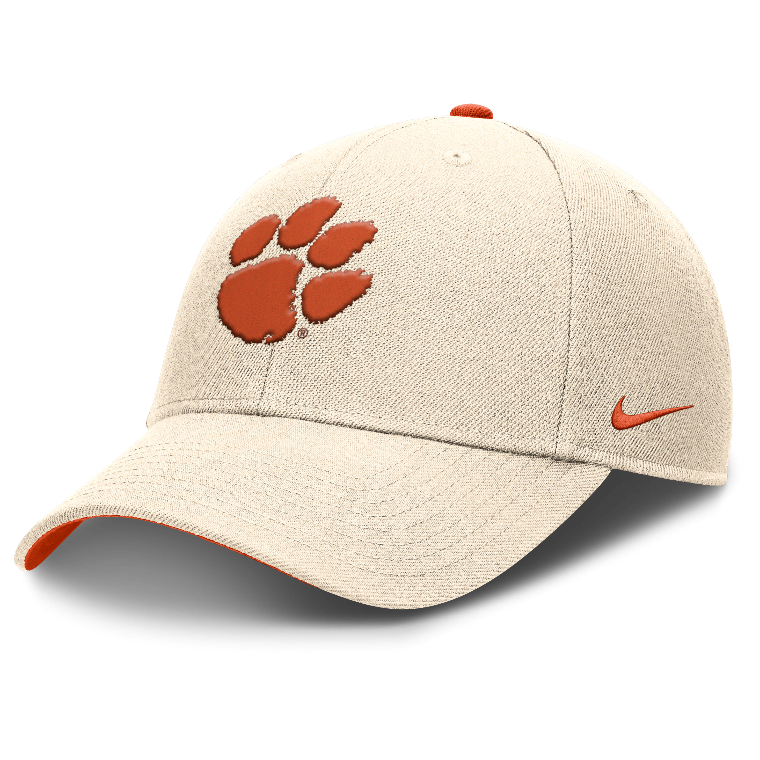 Clemson Primetime Rise Men's Nike Dri-FIT College Trucker Adjustable Hat