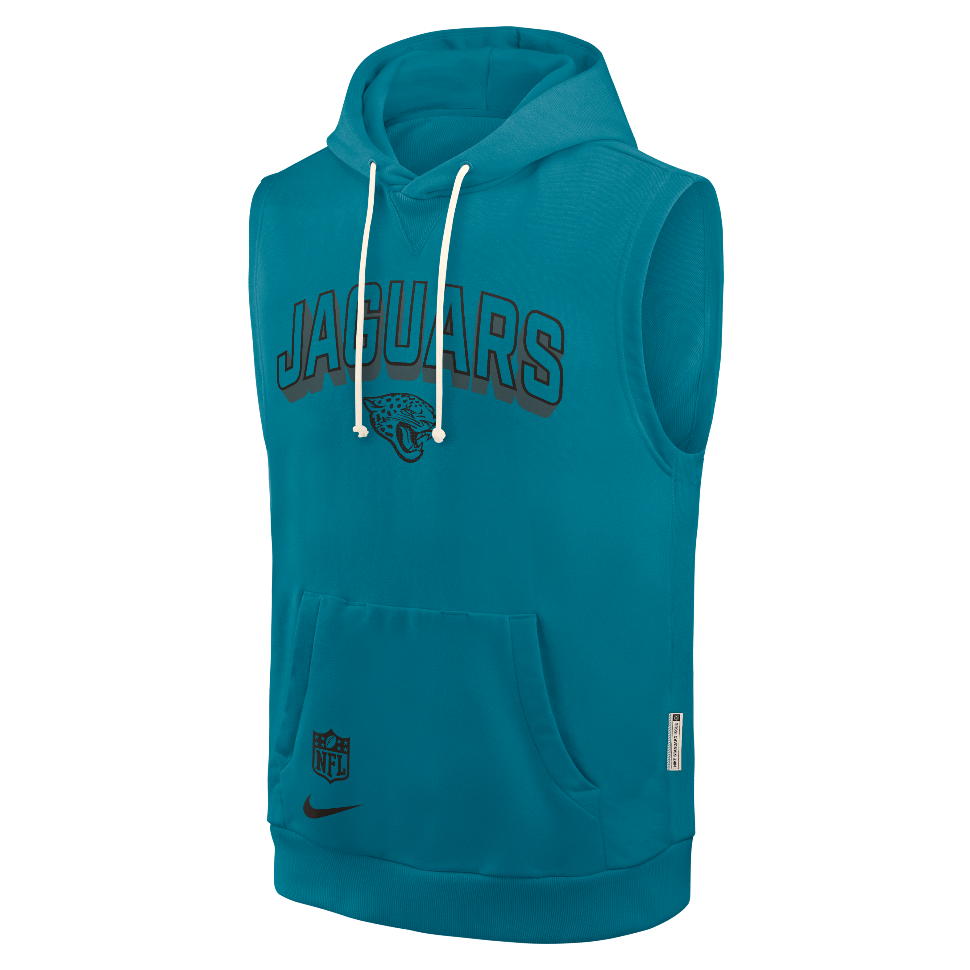 Jacksonville Jaguars Sideline Men's Nike Dri-FIT NFL Sleeveless Pullover Hoodie