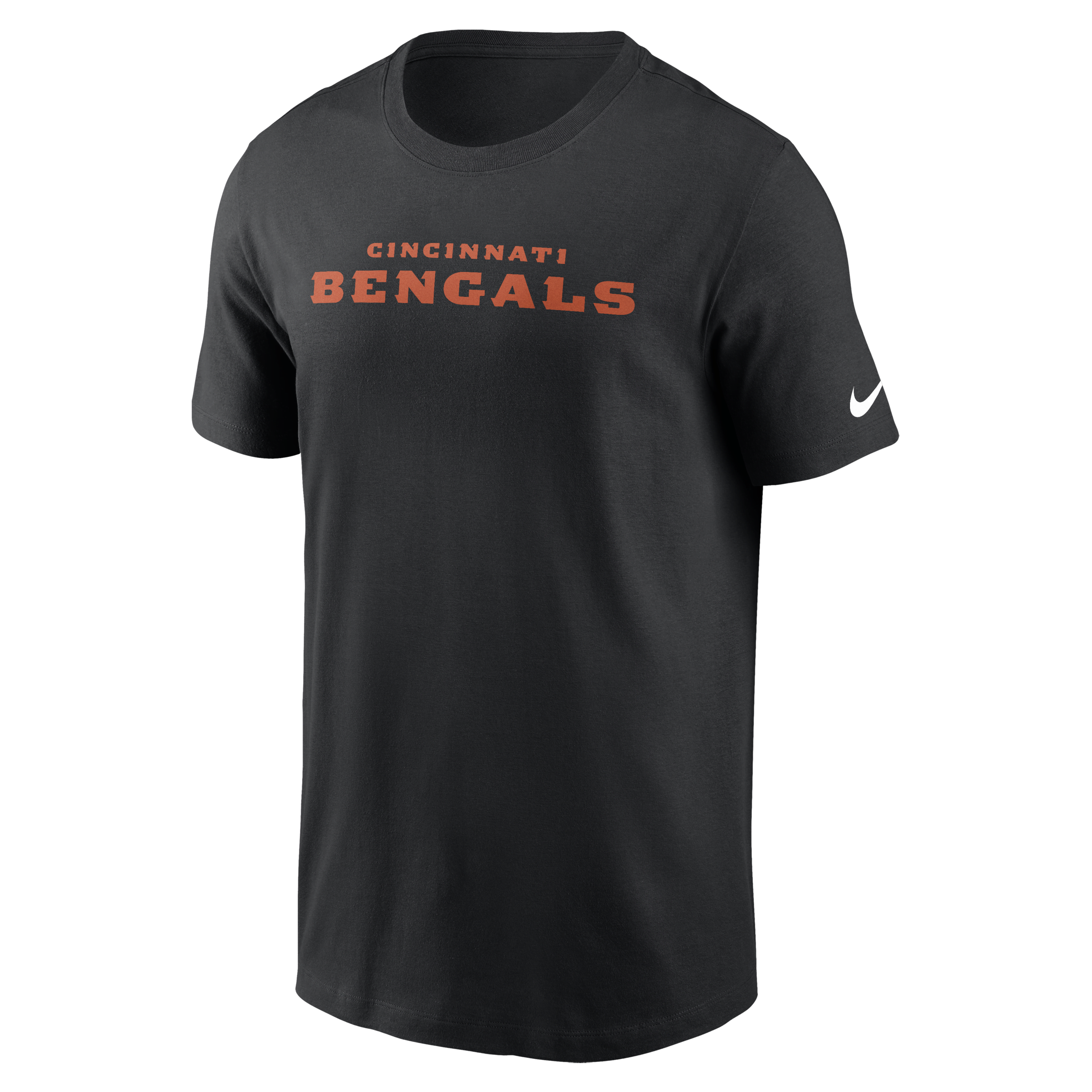 Cincinnati Bengals Primetime Wordmark Essential Men's Nike NFL T-Shirt