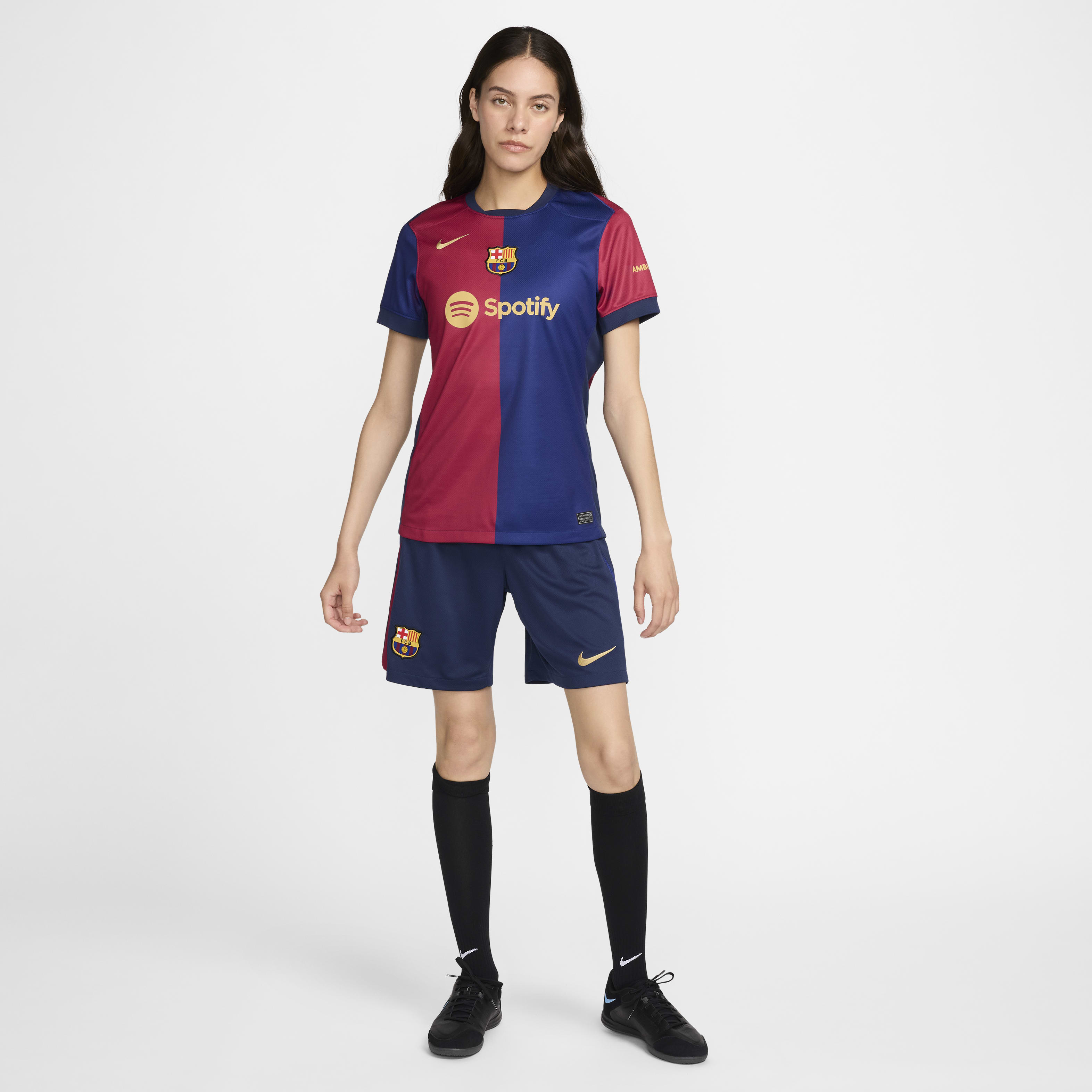 FC Barcelona 2024/25 Stadium Home Women's Nike Dri-FIT Soccer Replica Jersey